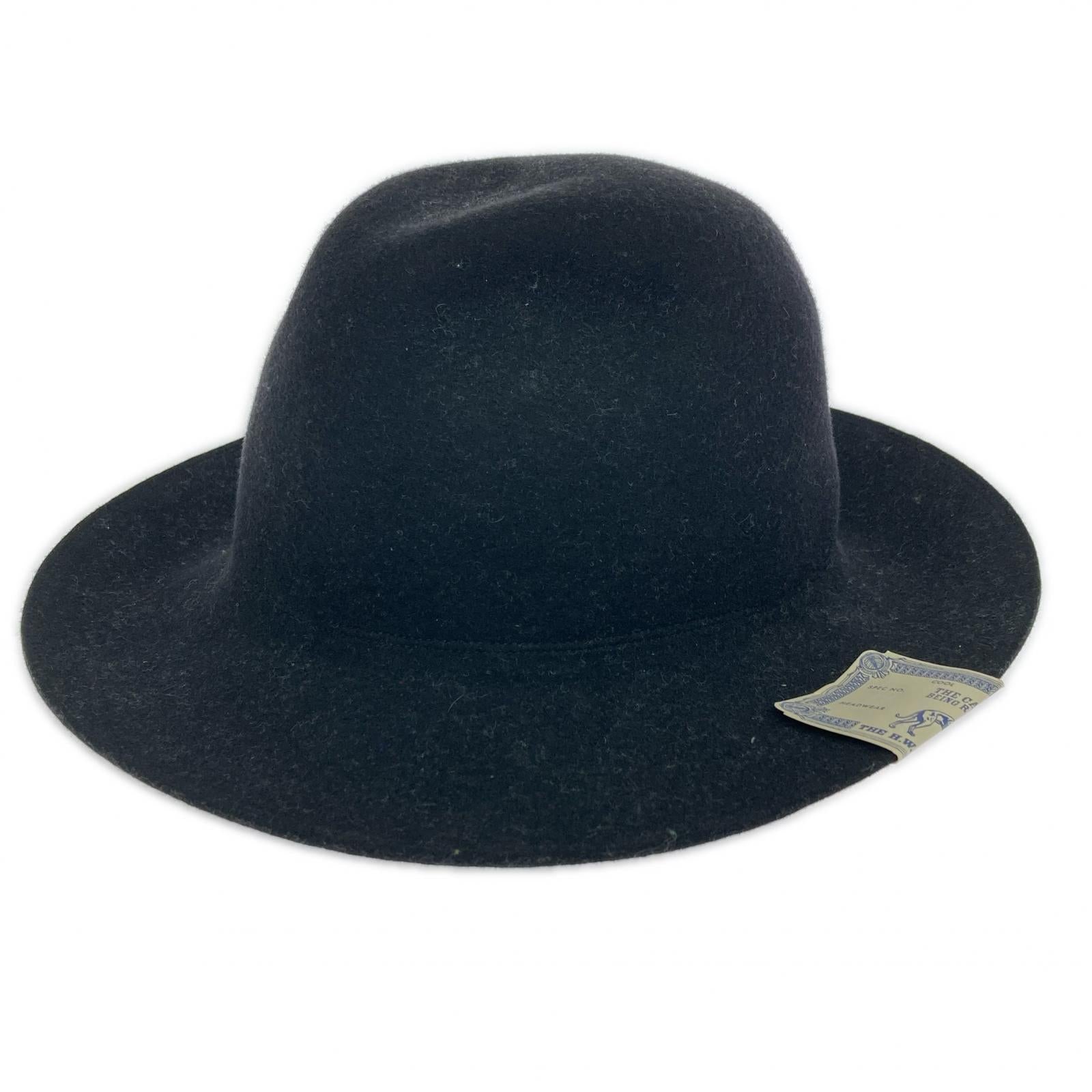 ハット H.W.DOG&CO セルビアウール トラベラーズハット 黒 ブラック