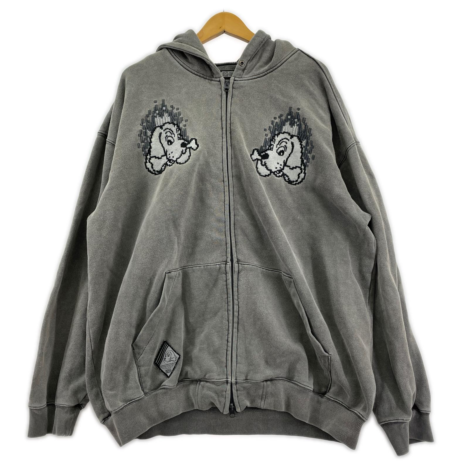 パーカー GALFY ジップパーカー GRY グレー