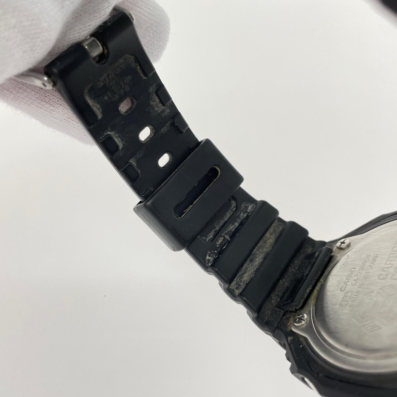 腕時計 GA-2100SU カモフラ ブラック