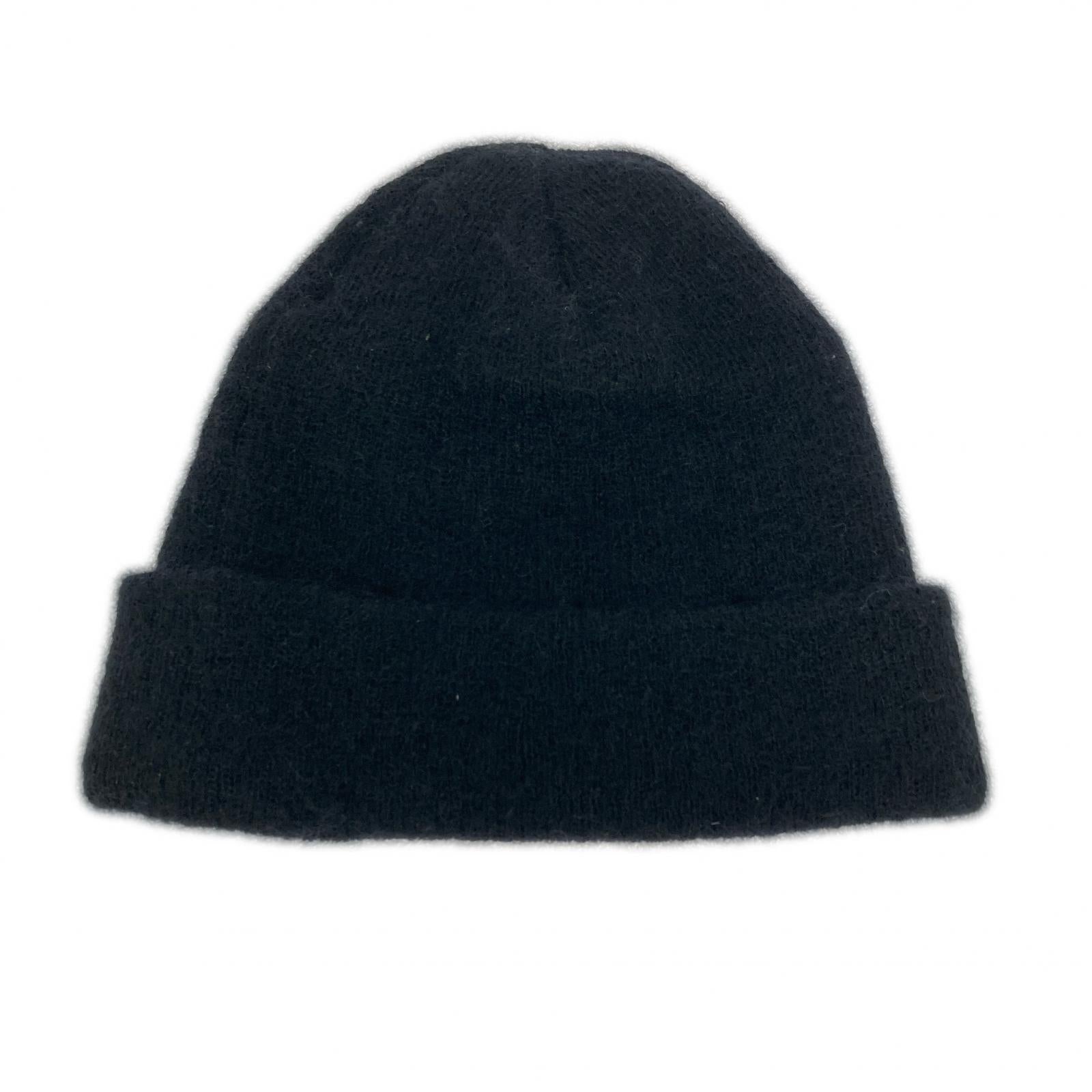 ニットキャップ Mohair Beanie BLK ブラック