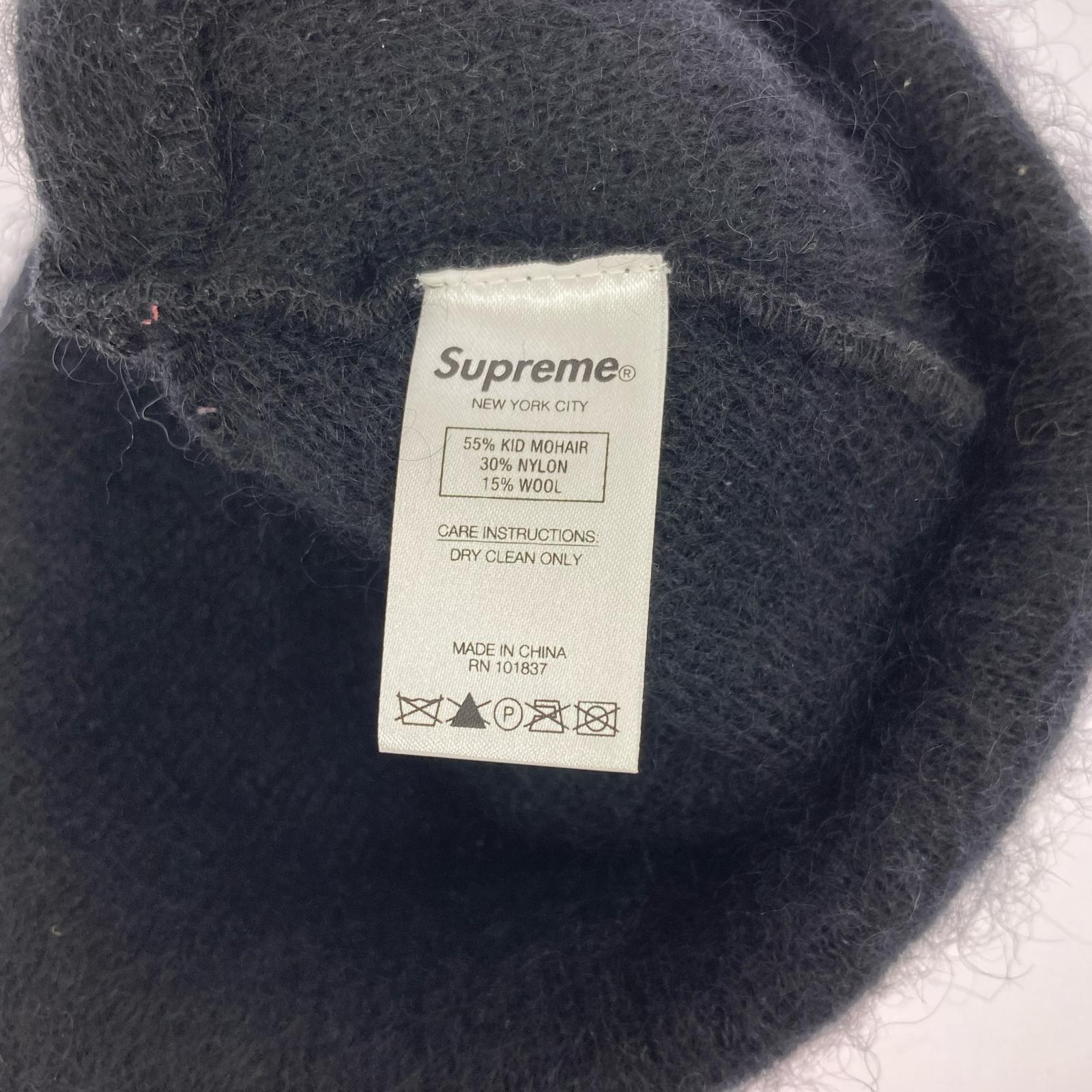ニットキャップ Mohair Beanie BLK ブラック