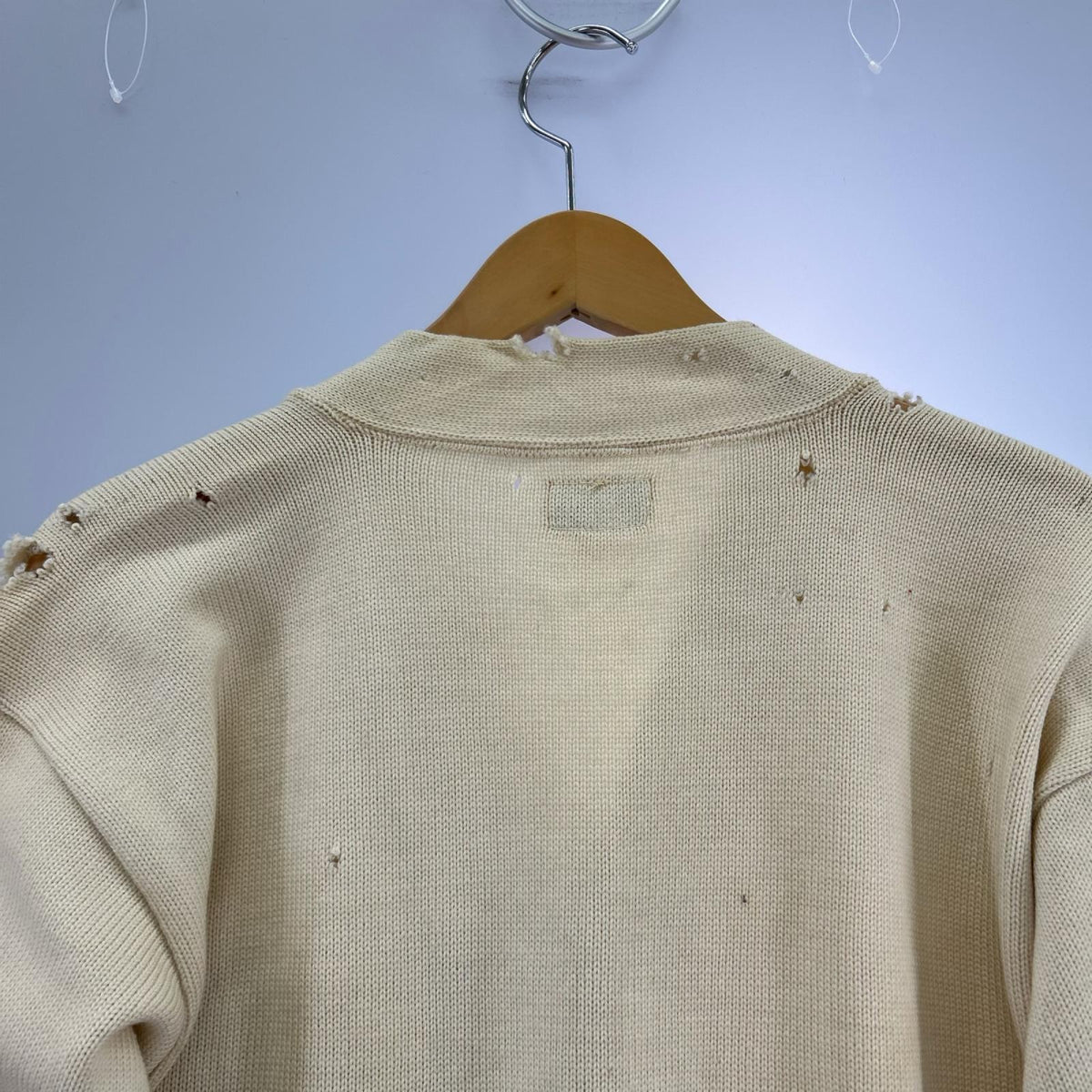 カーディガン 40s-50s頃 SAND KNITTING MILLS レタードカーディガン 42