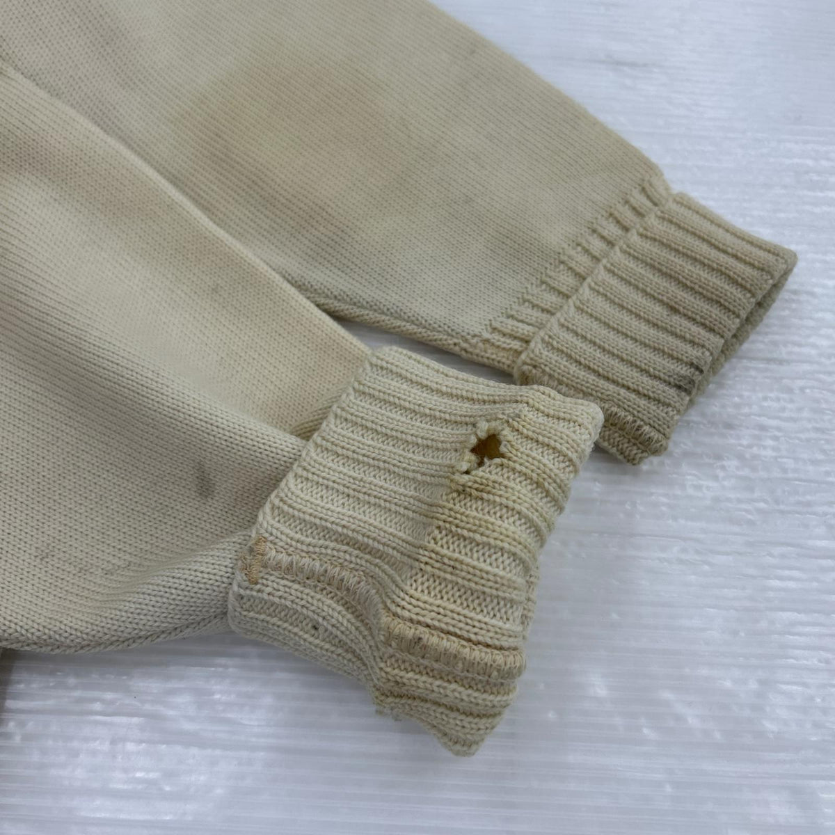 カーディガン 40s-50s頃 SAND KNITTING MILLS レタードカーディガン 42