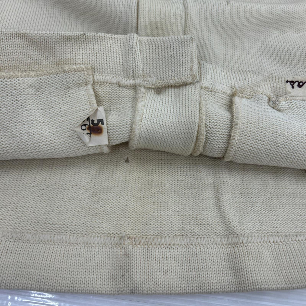 カーディガン 40s-50s頃 SAND KNITTING MILLS レタードカーディガン 42