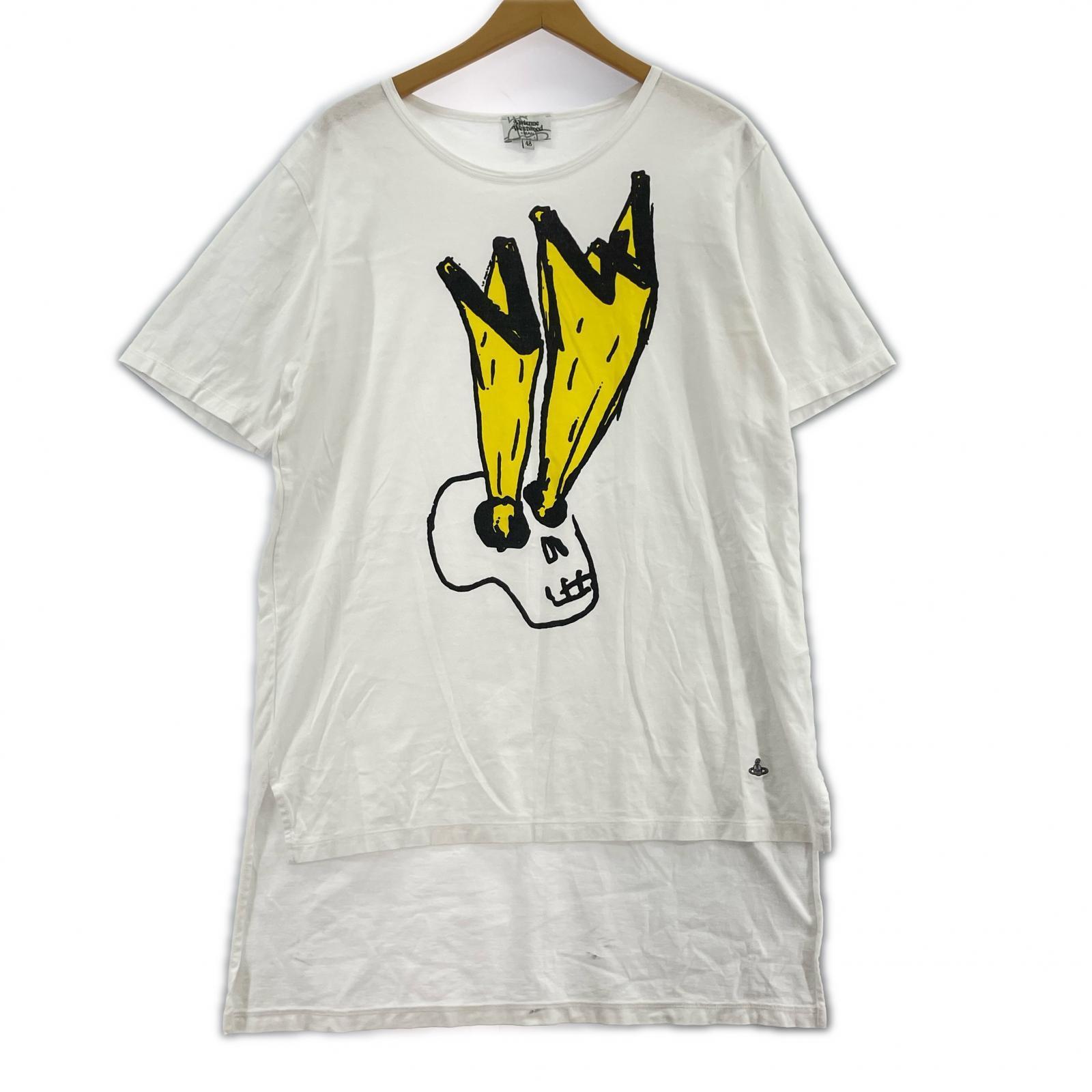 半袖Tシャツ MAN Skull T-Shirt 白 (48) 48 ホワイト