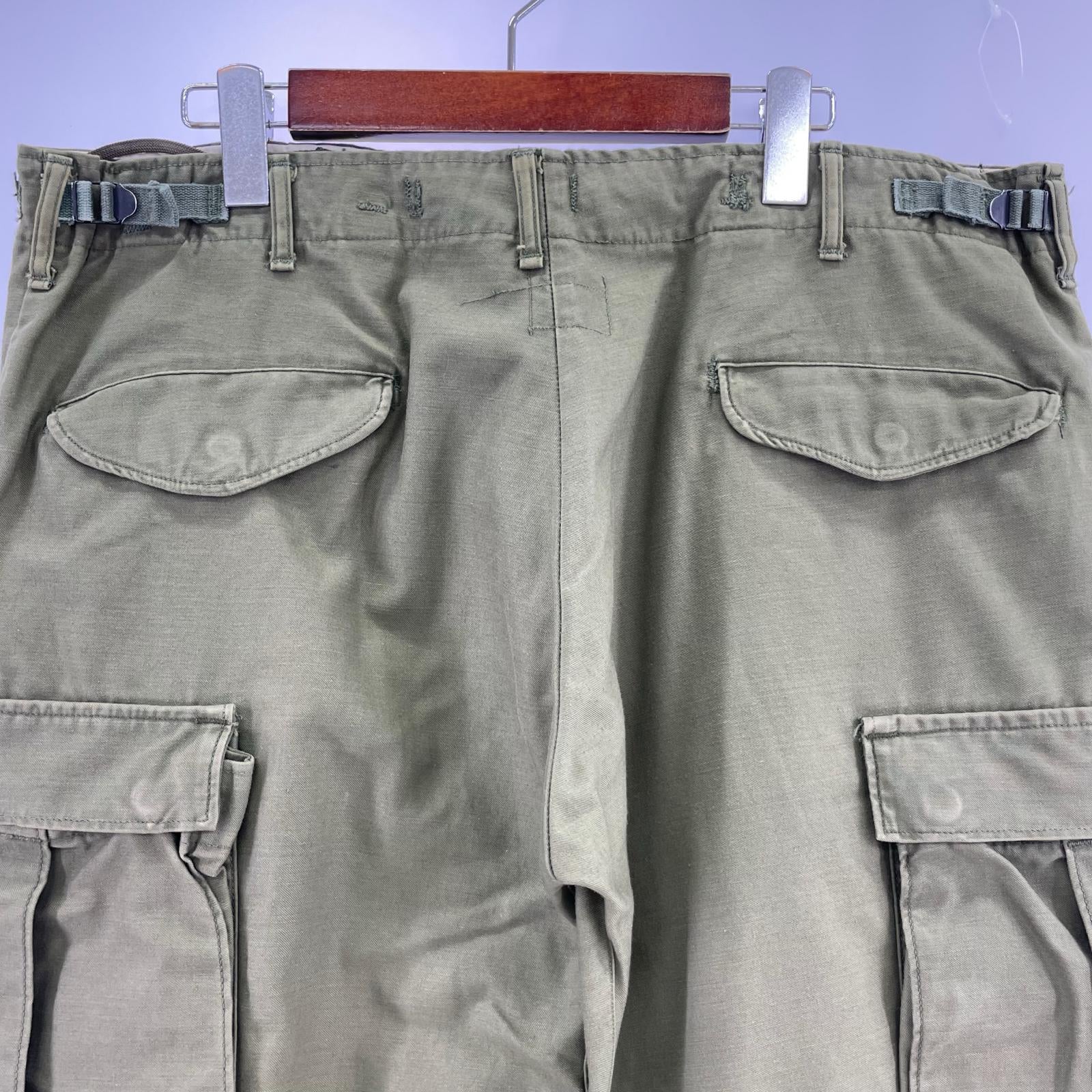 パンツ us army m-65 フィールドパンツ 70s L カーキ