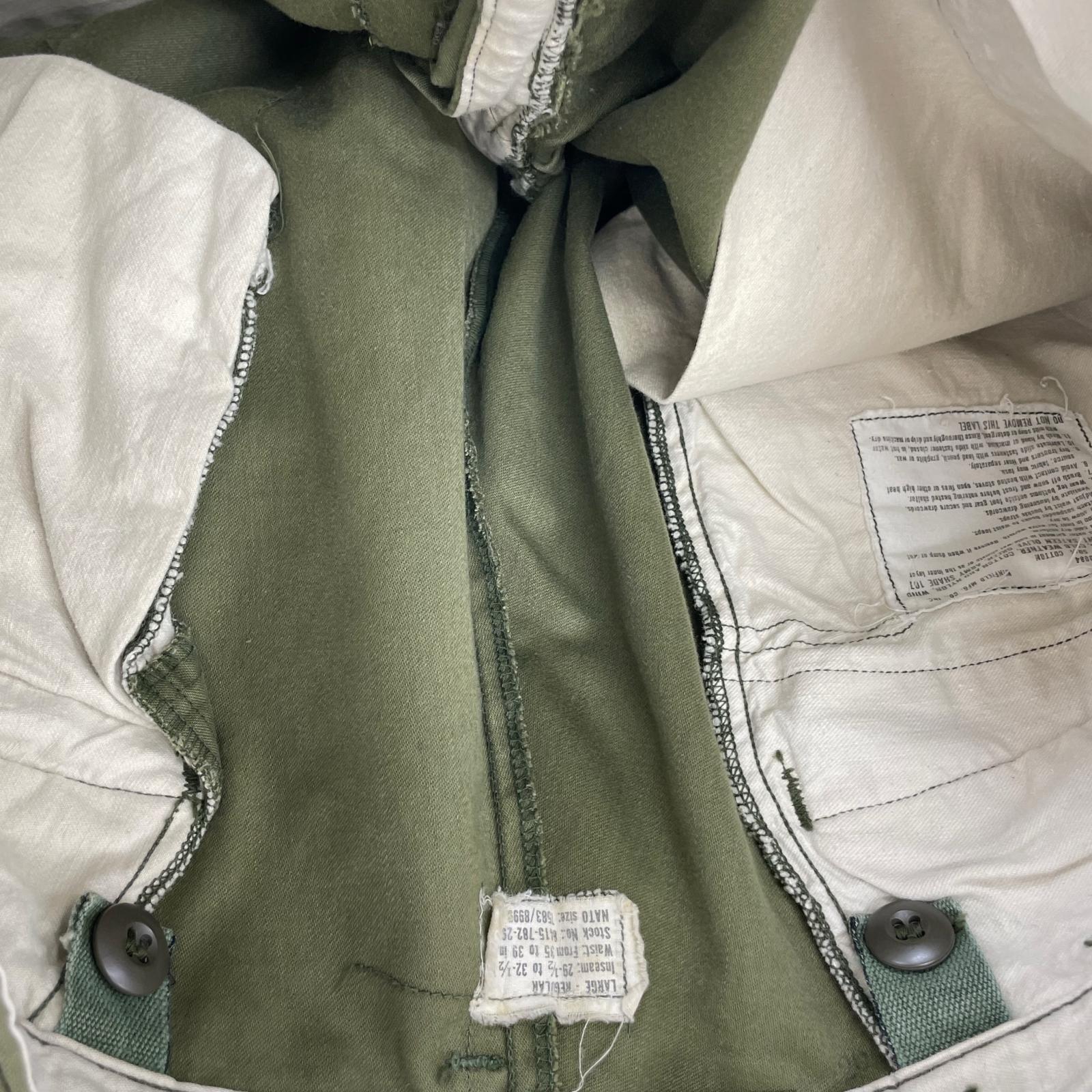 パンツ us army m-65 フィールドパンツ 70s L カーキ