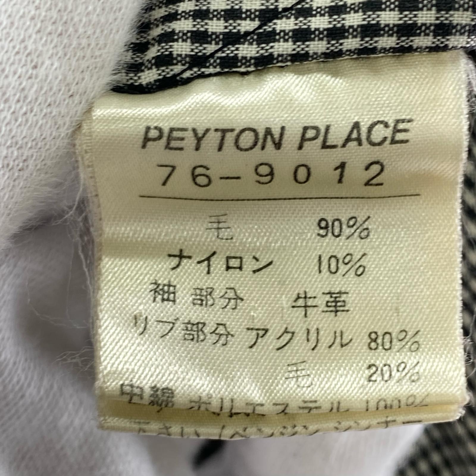 ジャケット PAYTON PLACE レザー スタジャン ブラック