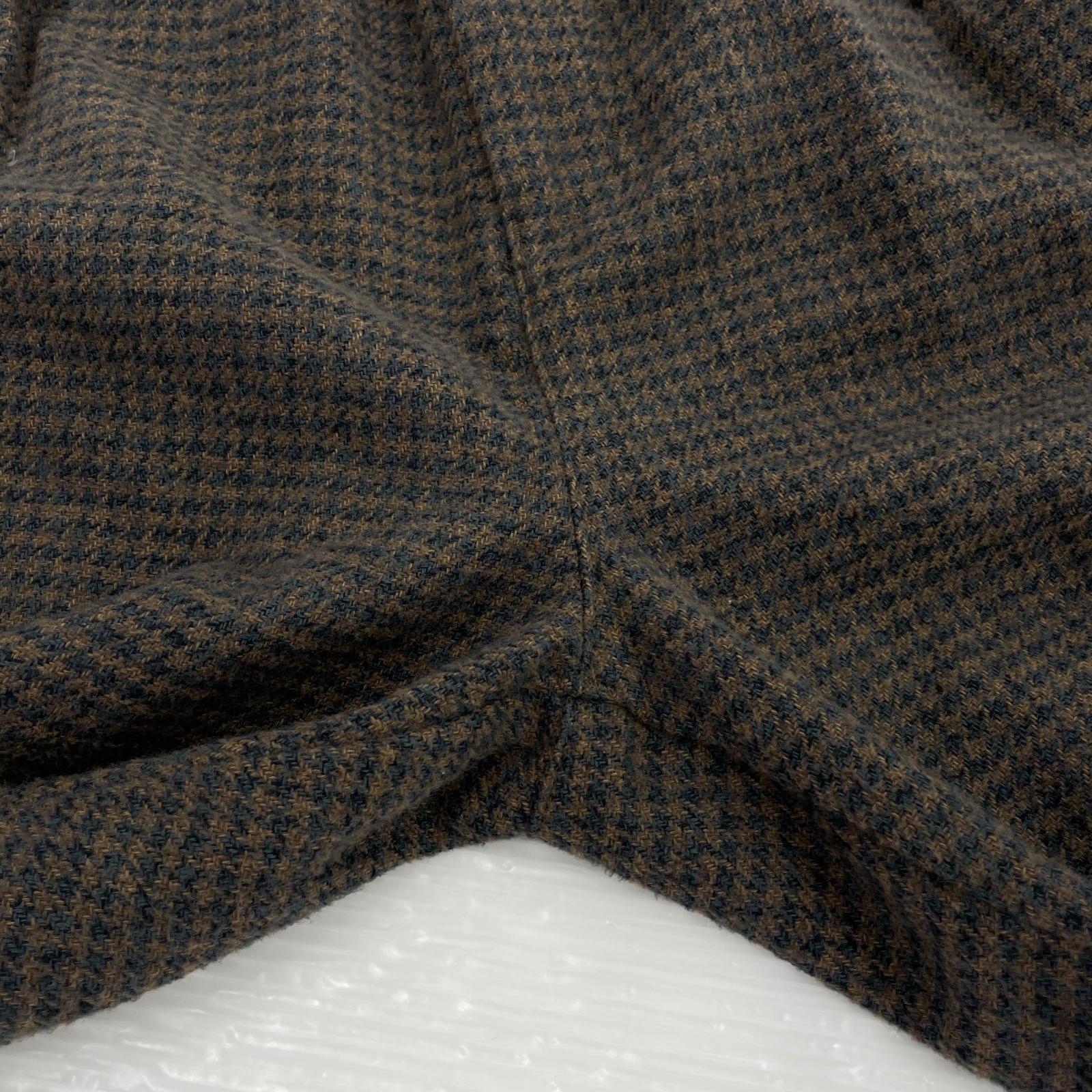 パンツ Brocante チェックパンツ ブラウン