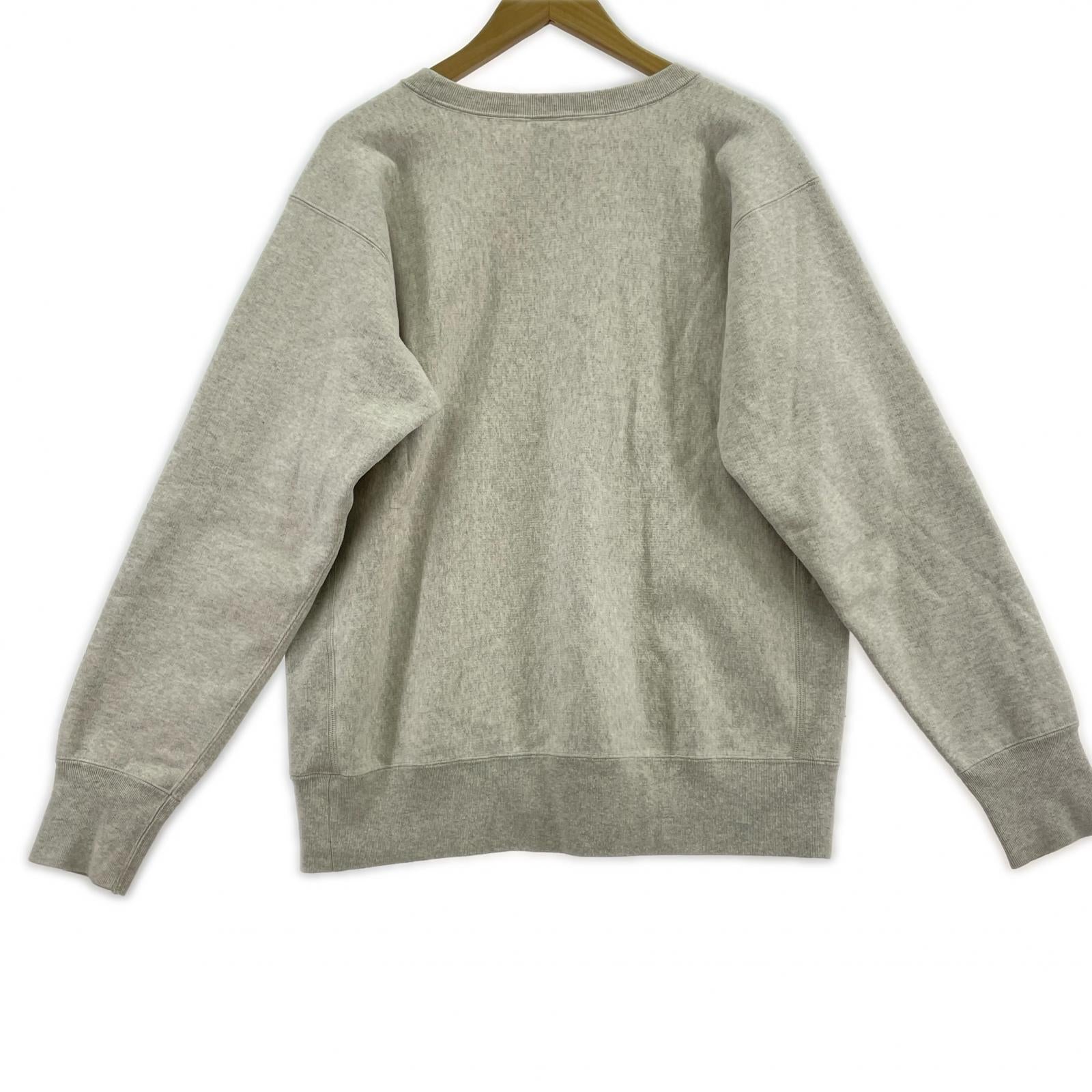 スウェット Reverse Crew Sweat L/S M グレー