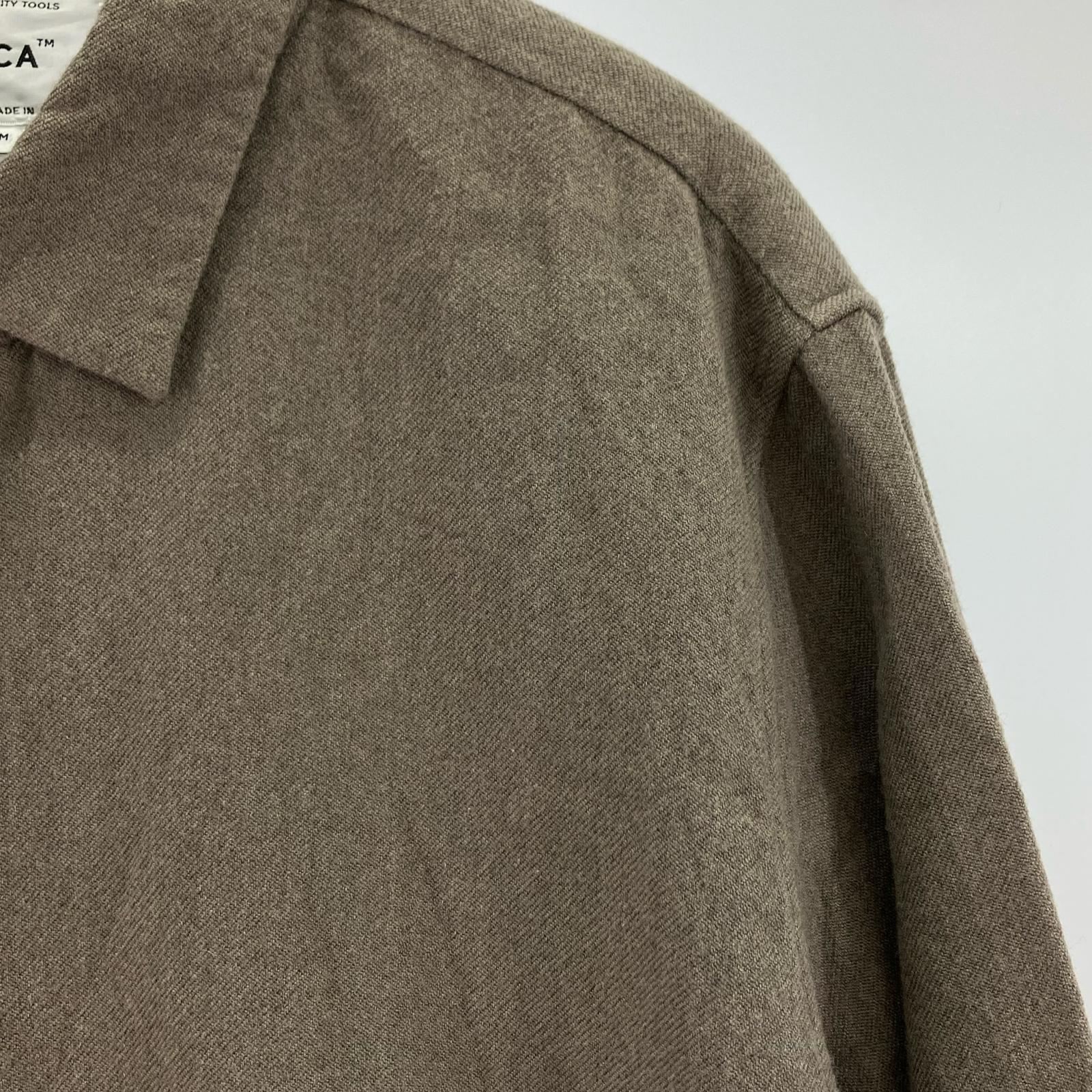 長袖シャツ COMFORT SHIRT RELAX SQUARE M グレー