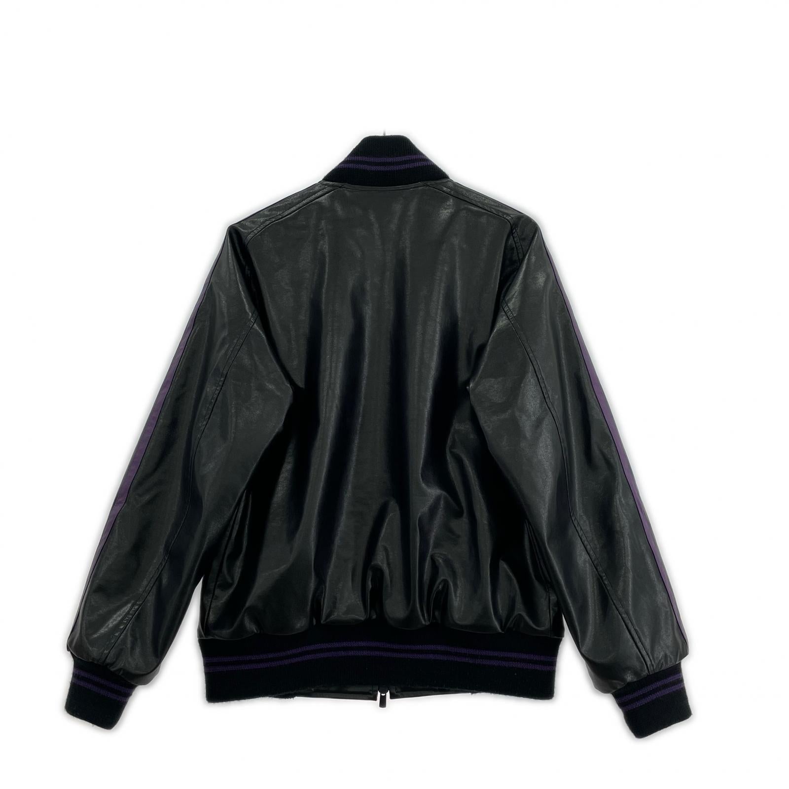 ジャケット Award Jacket Faux Leather (S) HM078 S ブラック