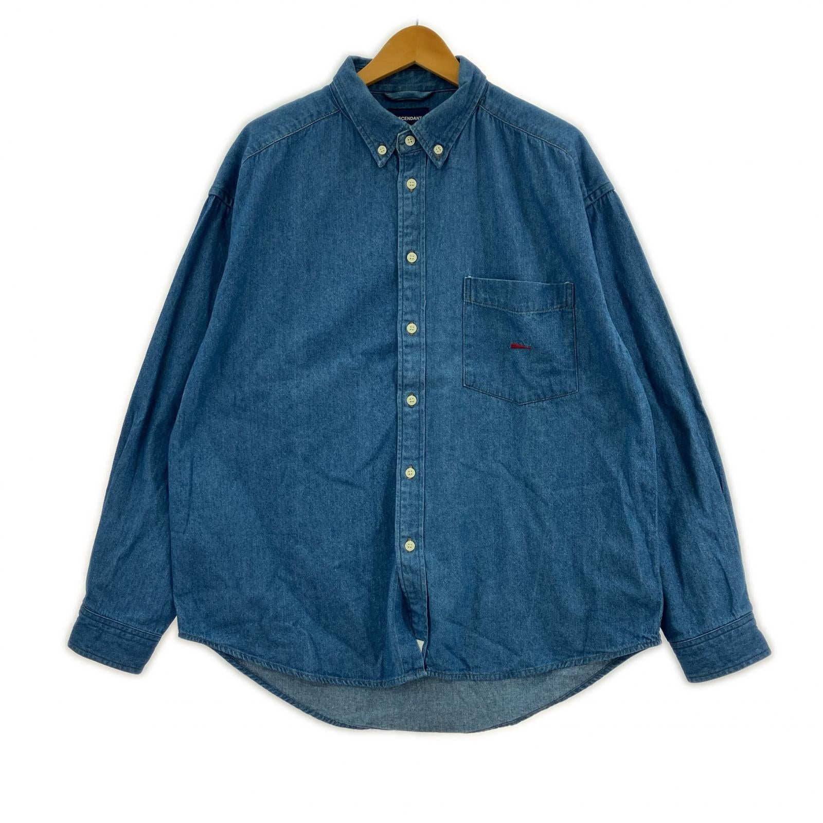 長袖シャツ 23AW ALLEN DENIM LS SHIRT サイズ1 1 ブルー