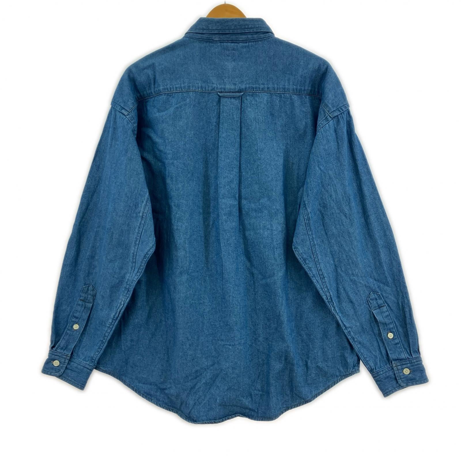 長袖シャツ 23AW ALLEN DENIM LS SHIRT サイズ1 1 ブルー