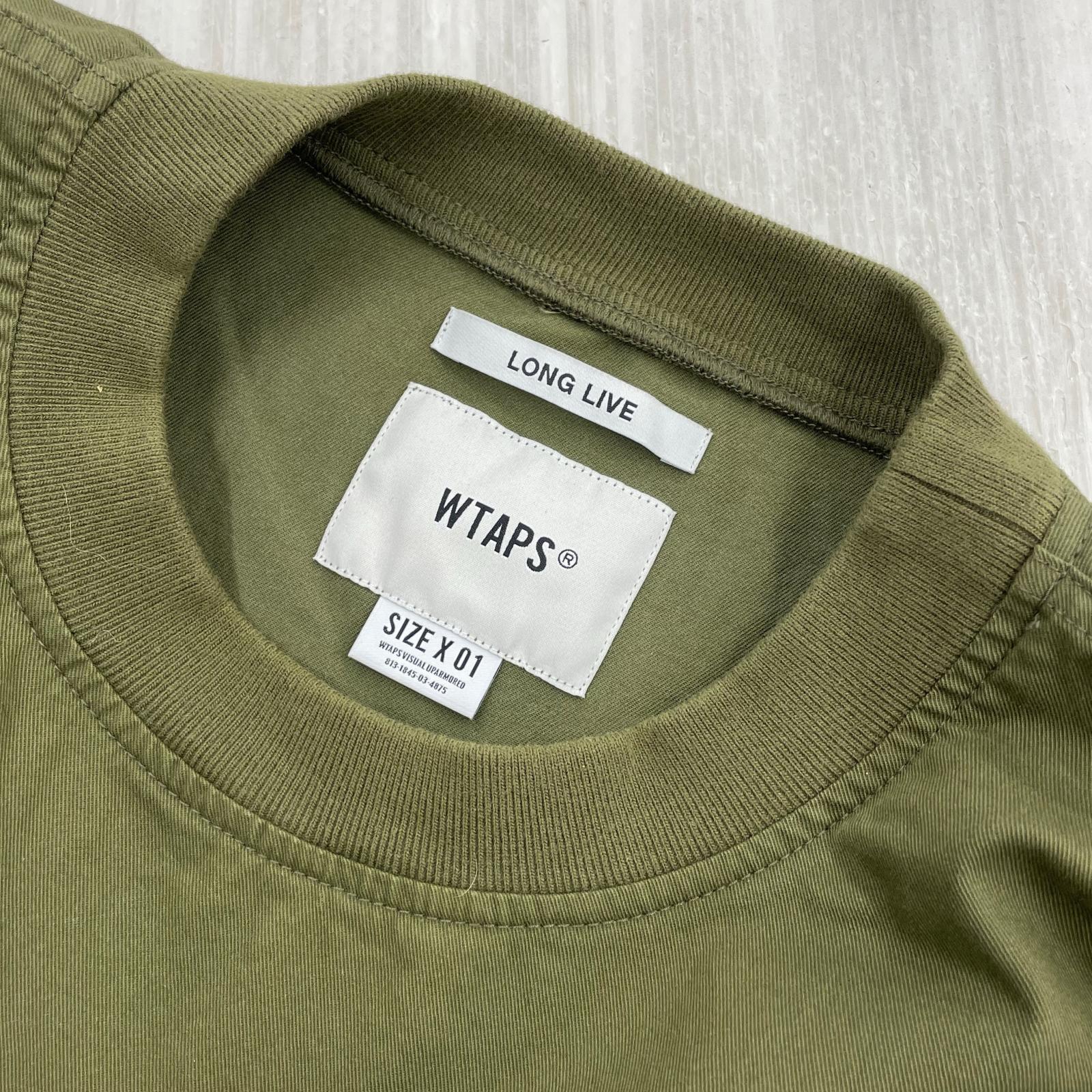 長袖Tシャツ 21AW SMOCK LS COTTON TWILL サイズ01 カーキ