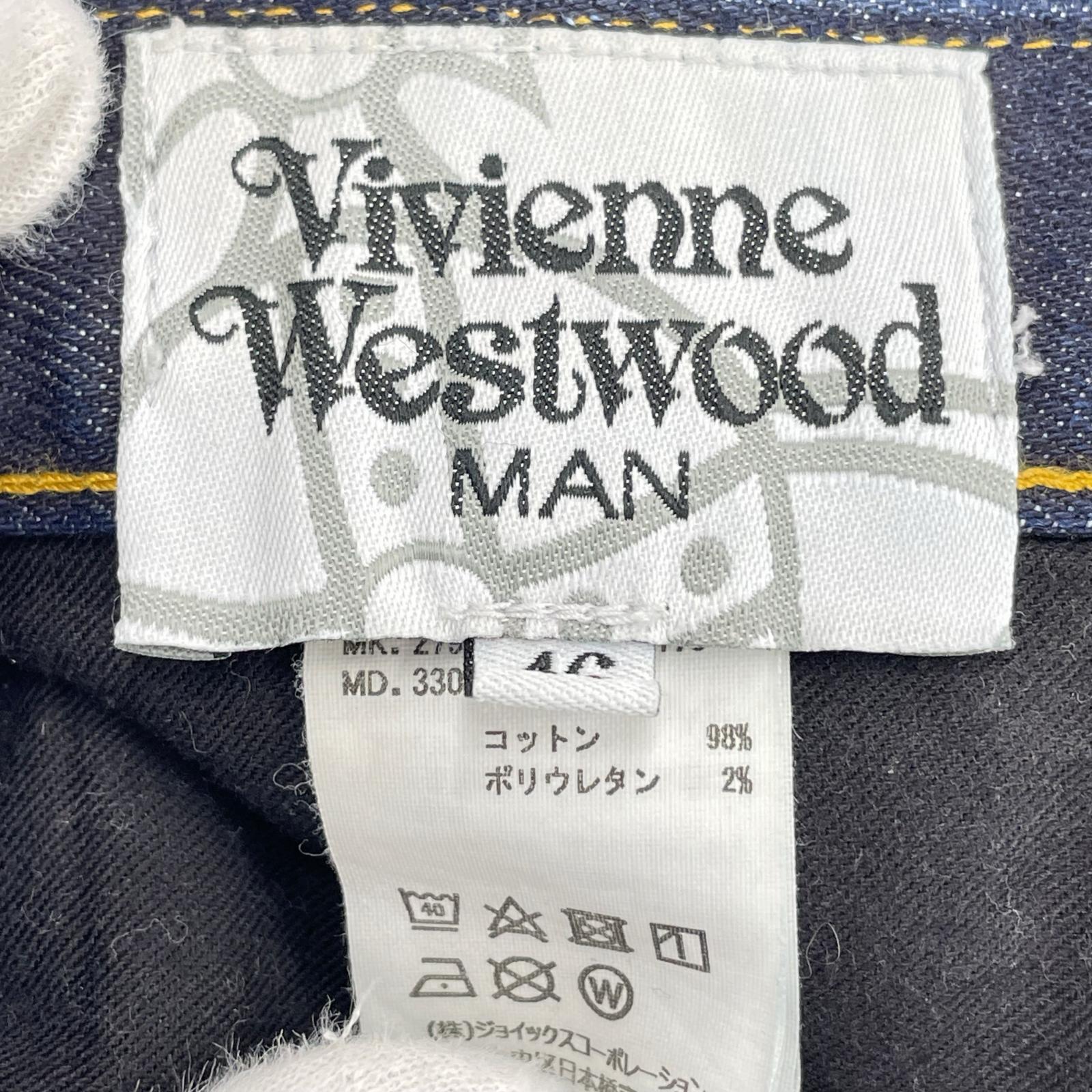 デニムパンツ MAN オーブ刺繍 デニムパンツ(46)