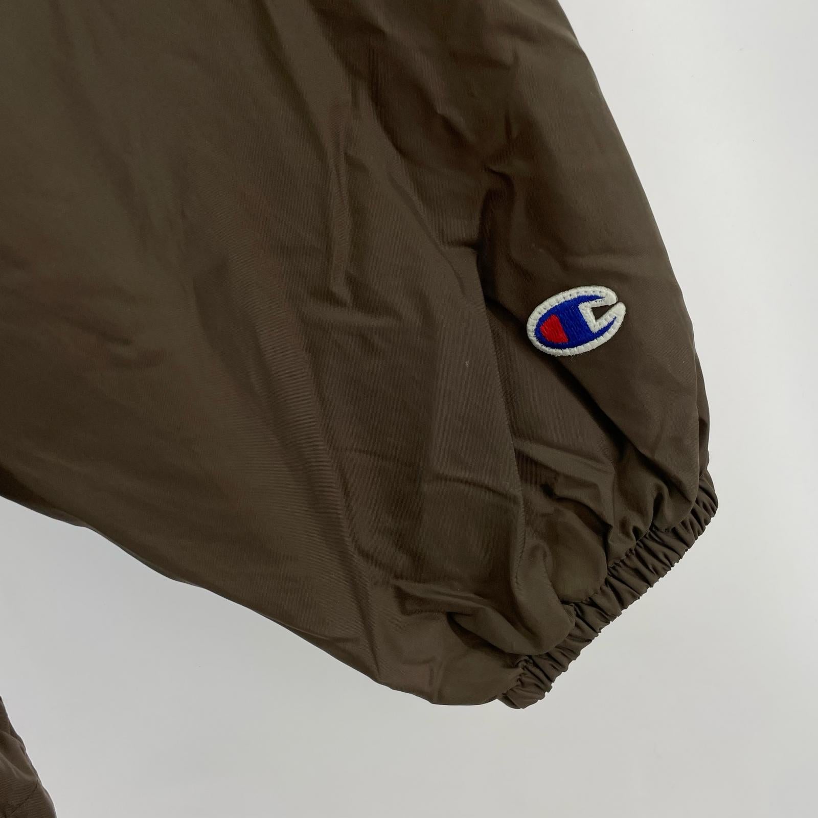 その他アウター Champion C8-W602 ナイロンジャケット BR M ブラウン