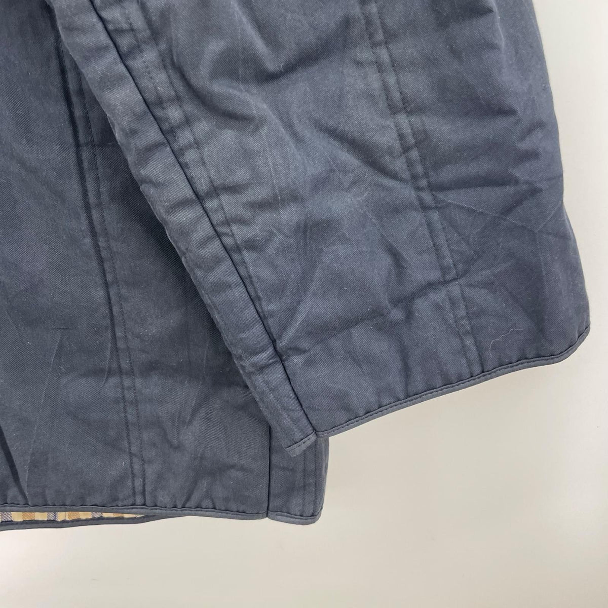 ジャケット 80s AQUASCUTUM ステンカラーコート 紺