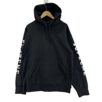 パーカー Gradient Sleeve Hooded Sweatshirt (M) 黒 M ブラック