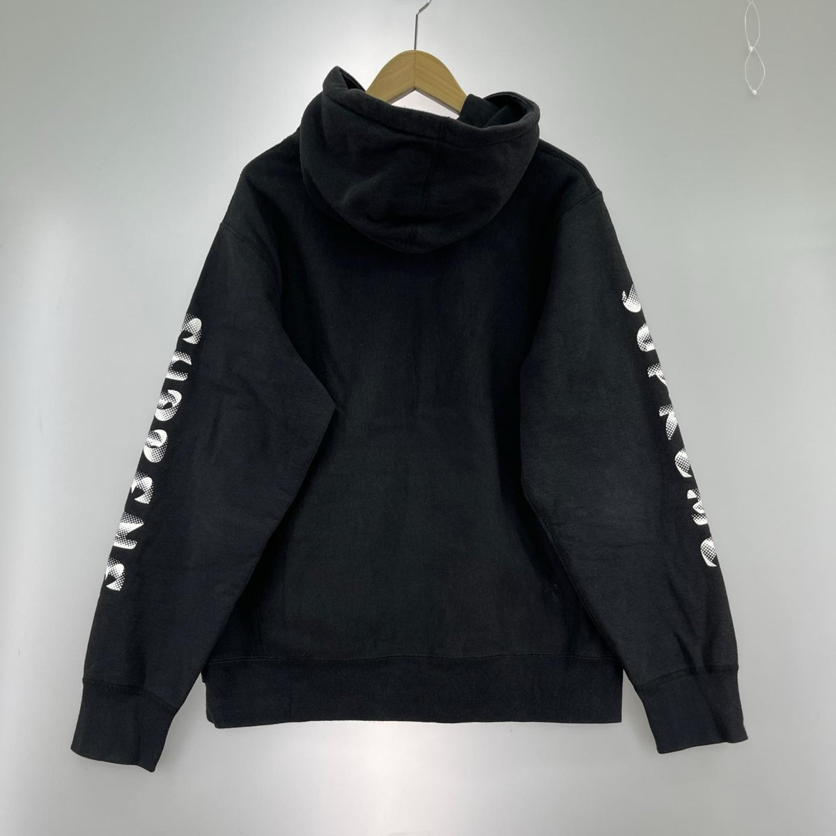 パーカー Gradient Sleeve Hooded Sweatshirt (M) 黒 M ブラック