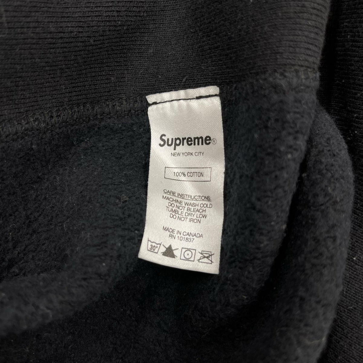 パーカー Gradient Sleeve Hooded Sweatshirt (M) 黒 M ブラック