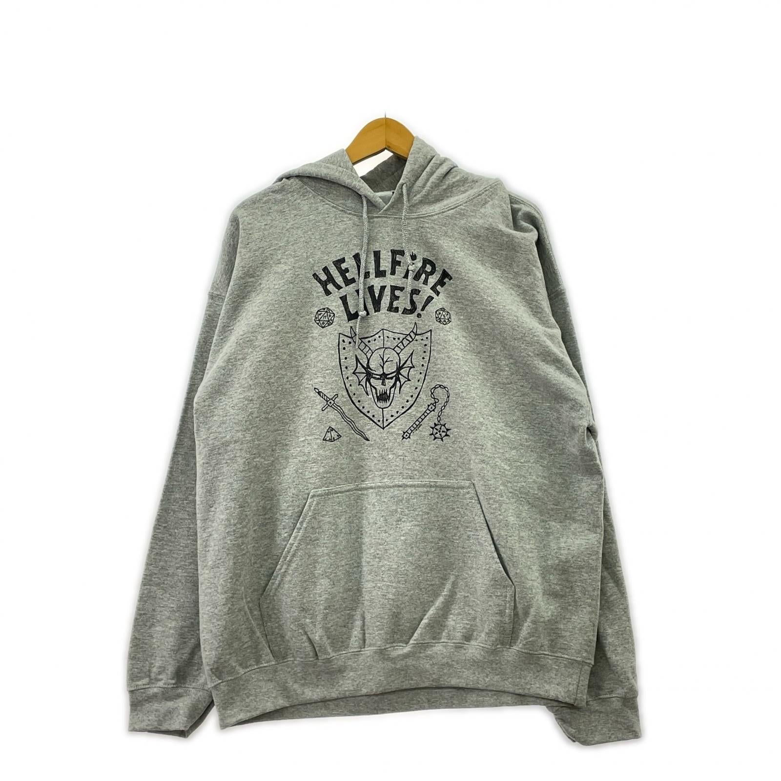 パーカー HELLFiRE LIVES! グレー L グレー