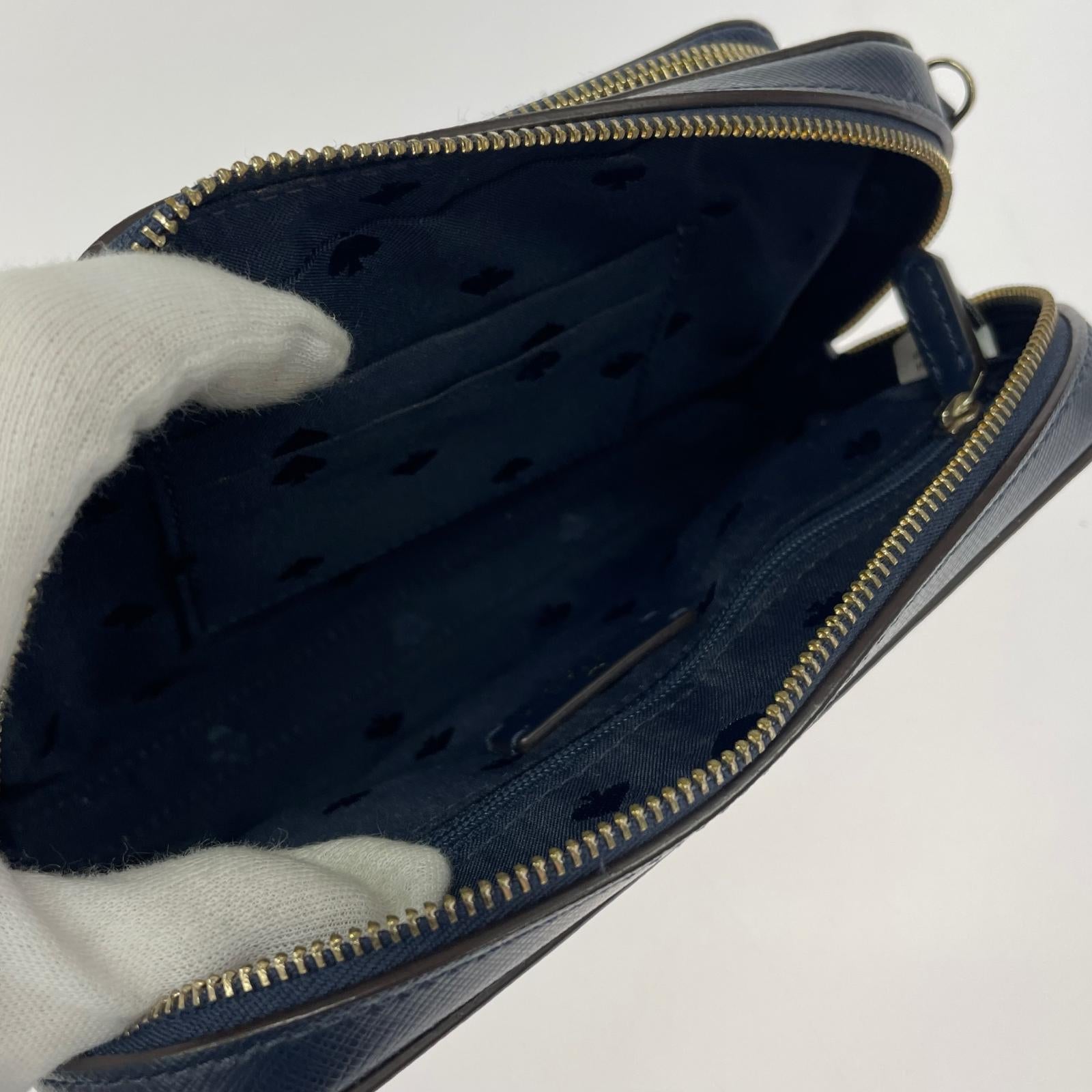 ショルダーバッグ kate spade new york ショルダーポーチ オレンジ/白 ホワイト
