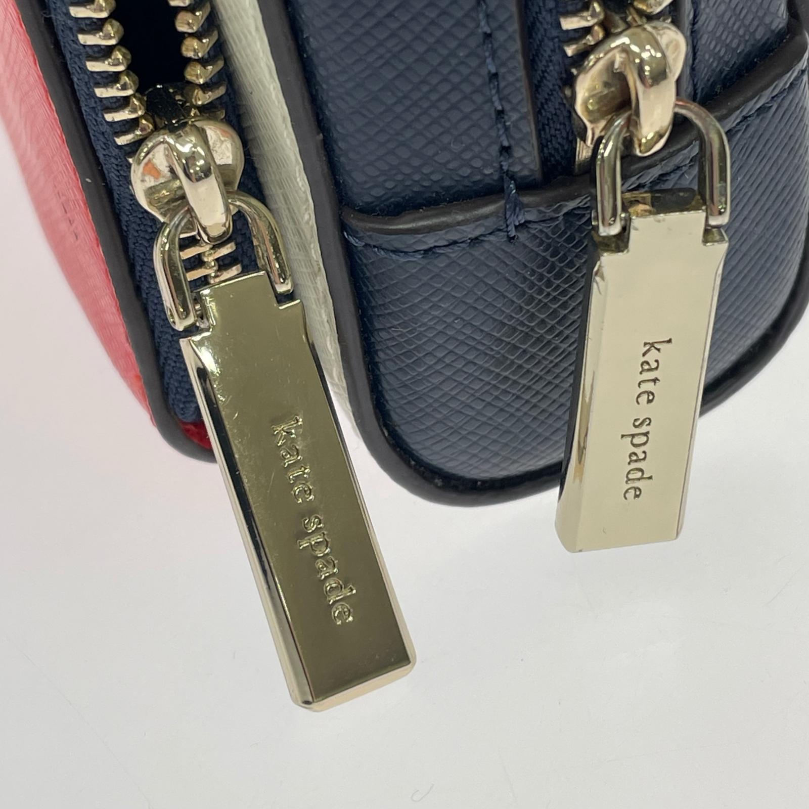 ショルダーバッグ kate spade new york ショルダーポーチ オレンジ/白 ホワイト