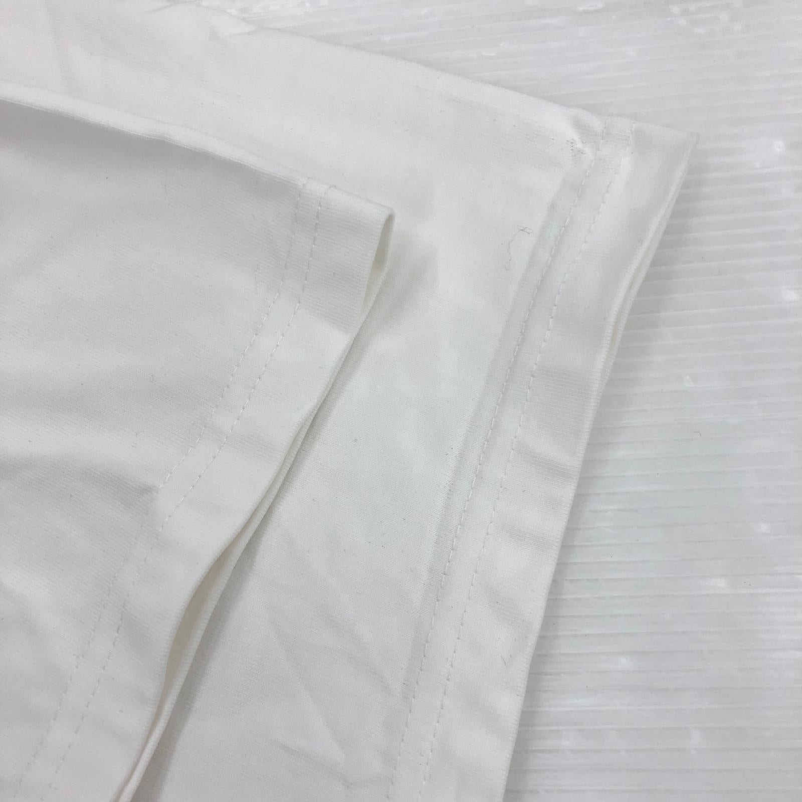 半袖Tシャツ MAYO 刺繍カットソー 白 L ホワイト