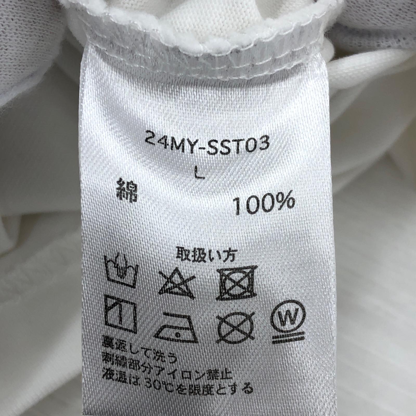 半袖Tシャツ MAYO 刺繍カットソー 白 L ホワイト
