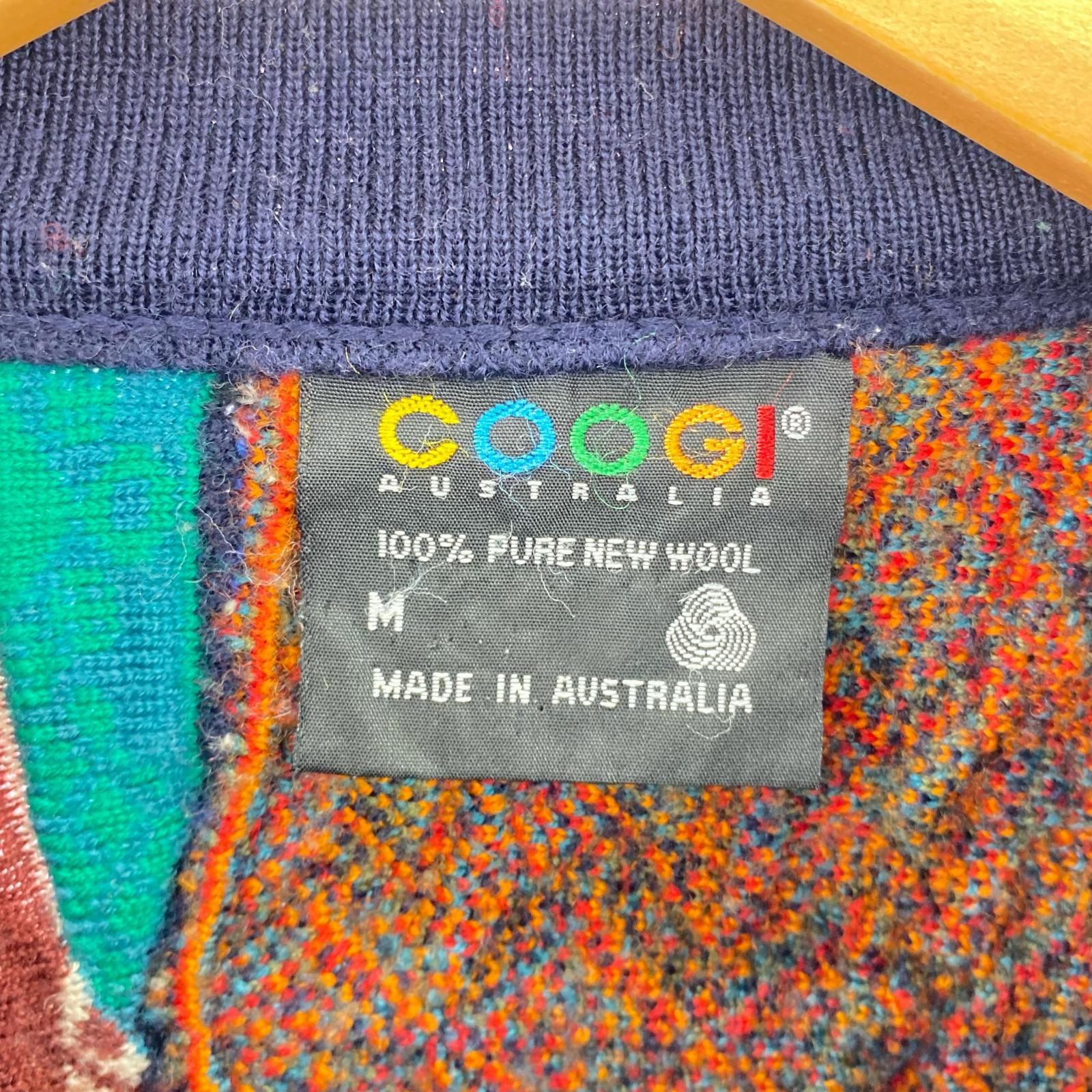 ニット COOGI 3Dニット 毛玉.穴あき M マルチカラー
