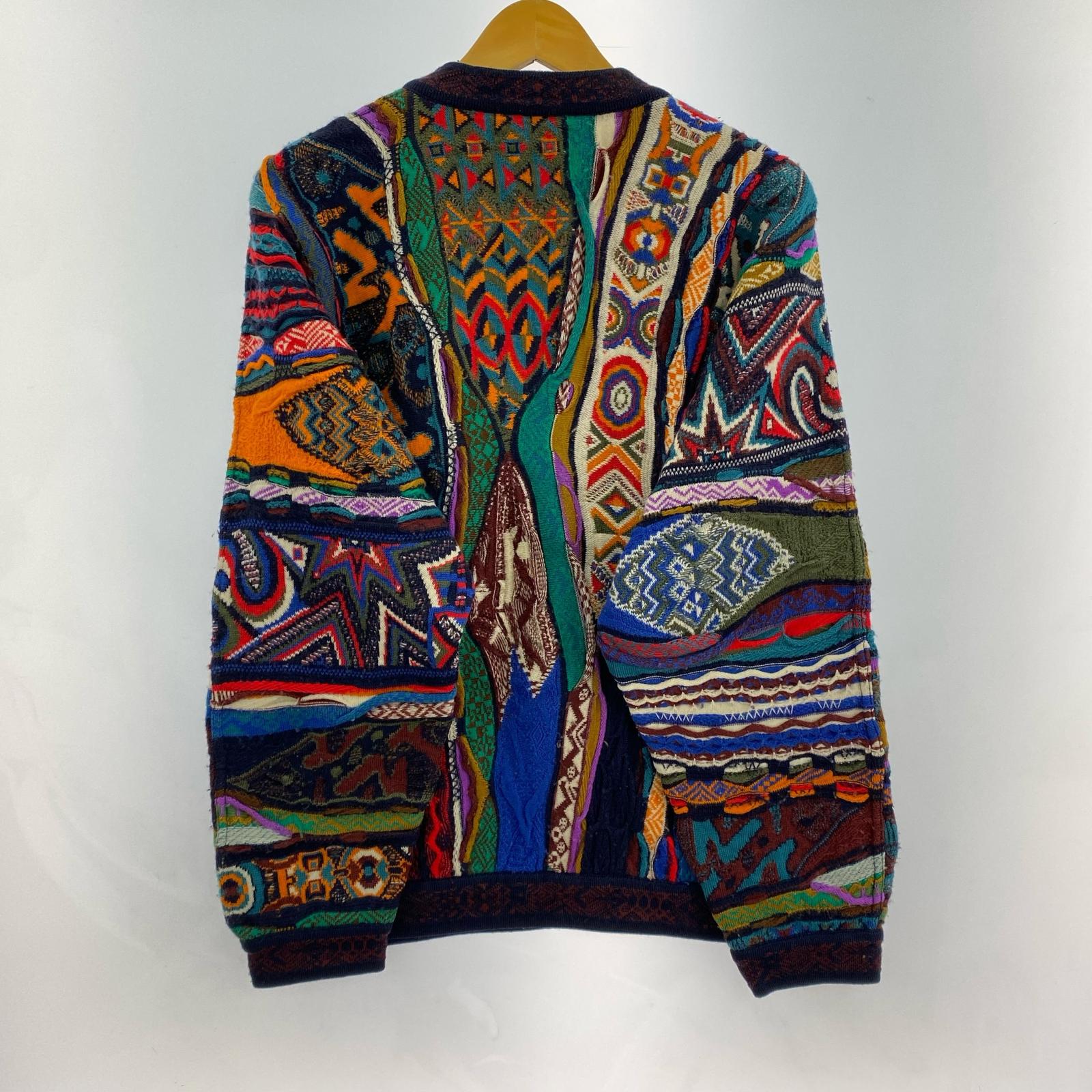 ニット COOGI 3Dニット 毛玉.穴あき M マルチカラー