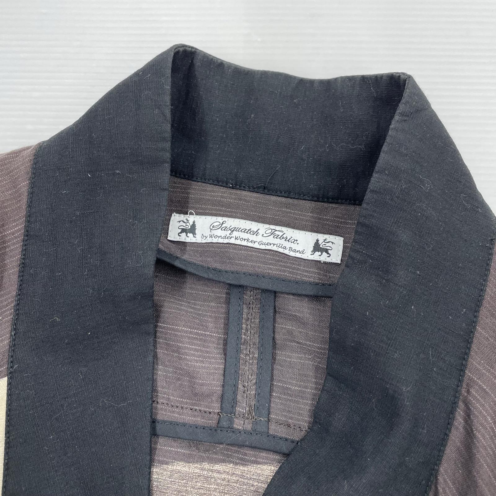 ジャケット SASQUATCHfabrix. WA-NECK JACKET ブラウン