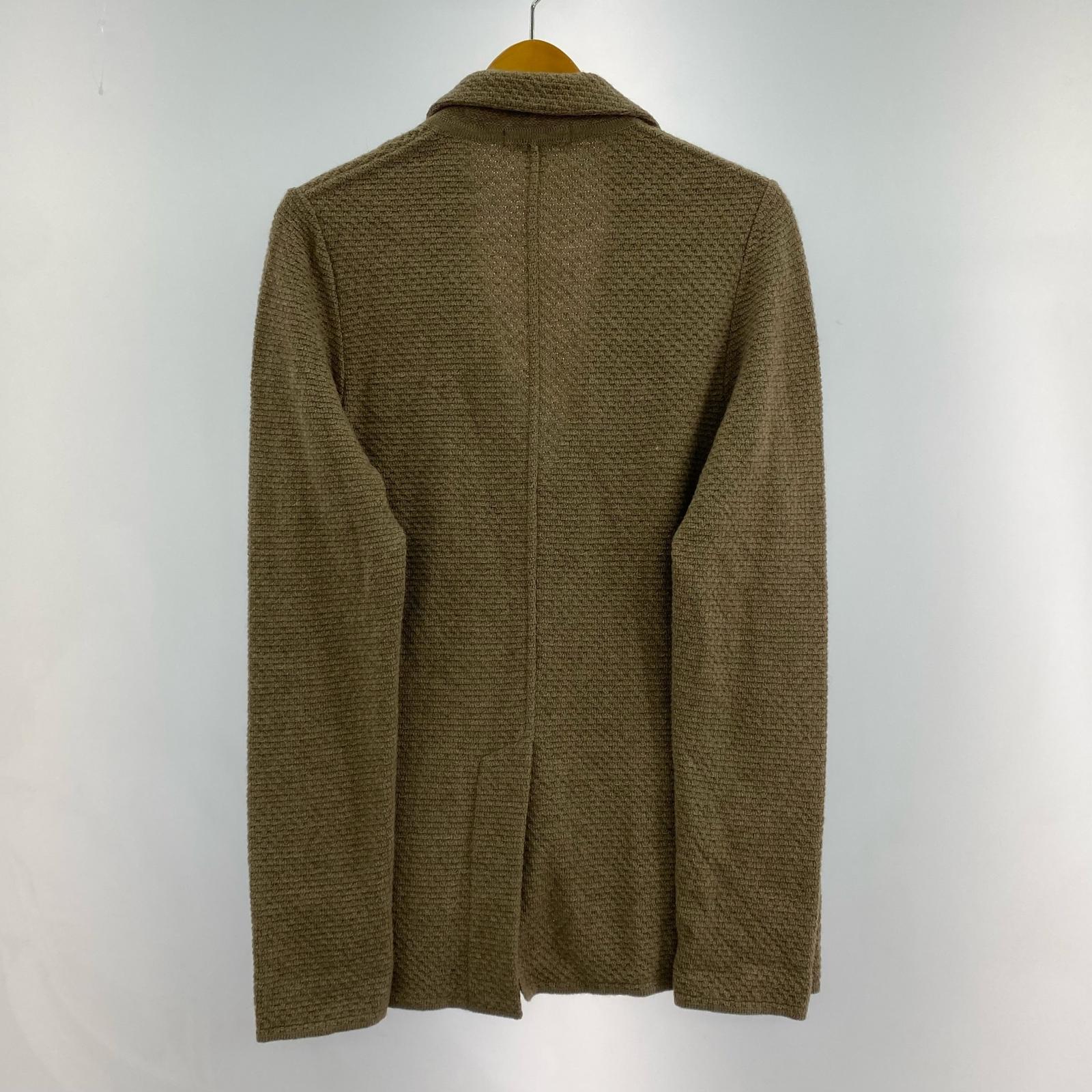 その他アウター LARDINI ニットジャケット ブラウン