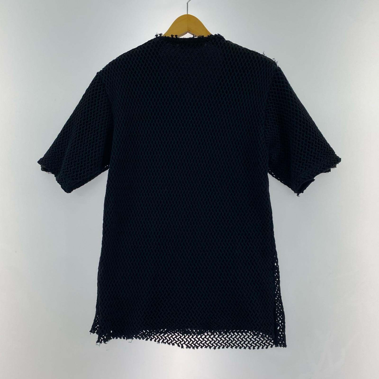 半袖Tシャツ HIROMU TAKAHARA メッシュ Tシャツ 黒 2 ブラック