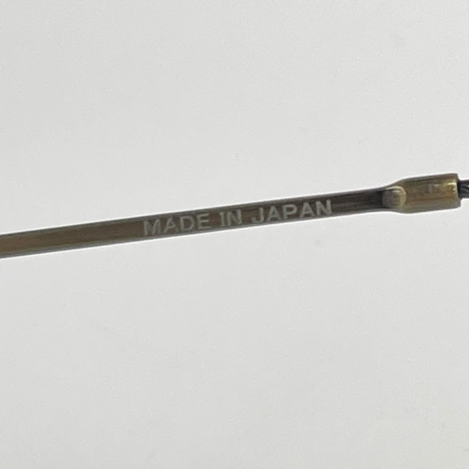 その他アクセサリー 999.9 TITANIUM メガネフレーム ゴールド