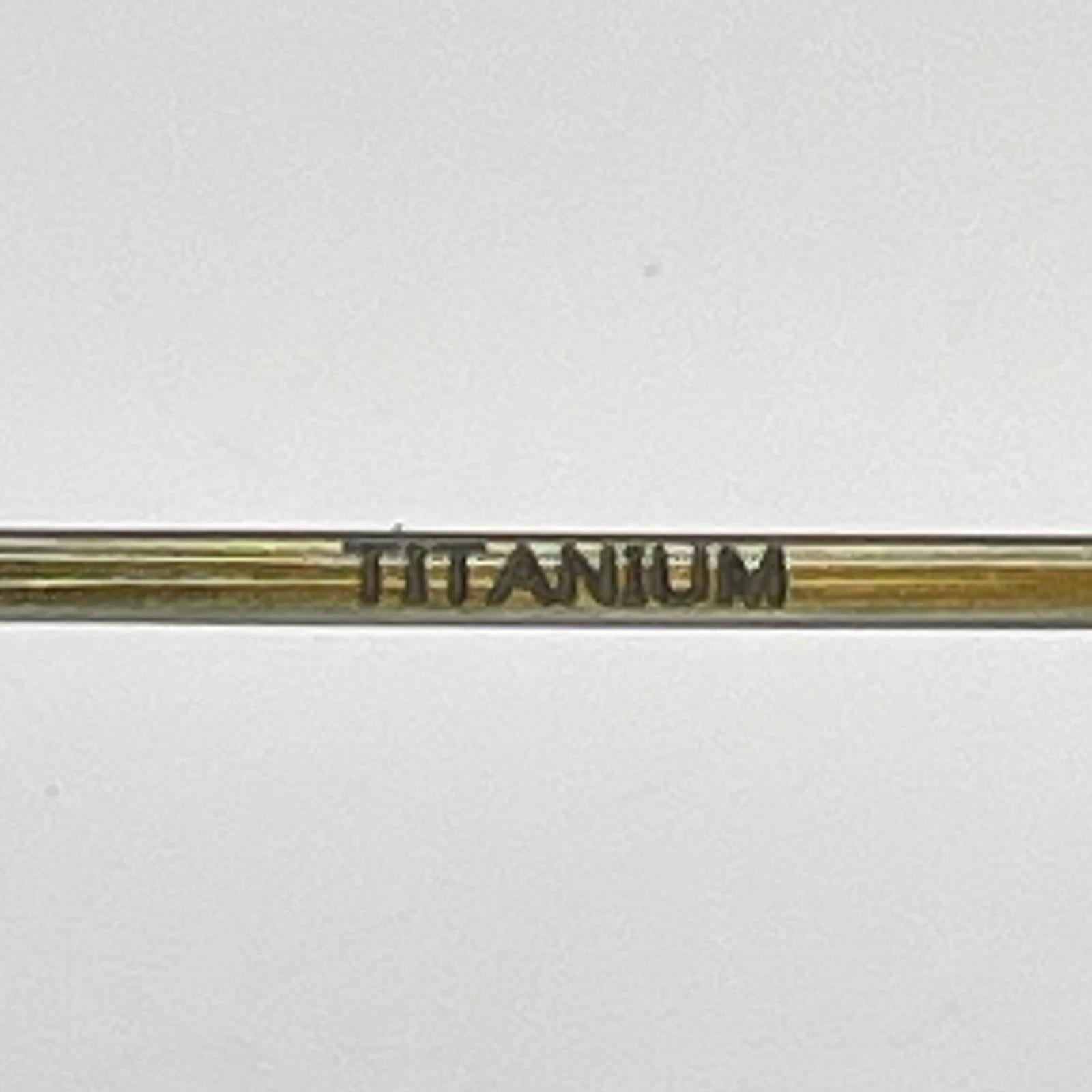 その他アクセサリー 999.9 TITANIUM メガネフレーム ゴールド