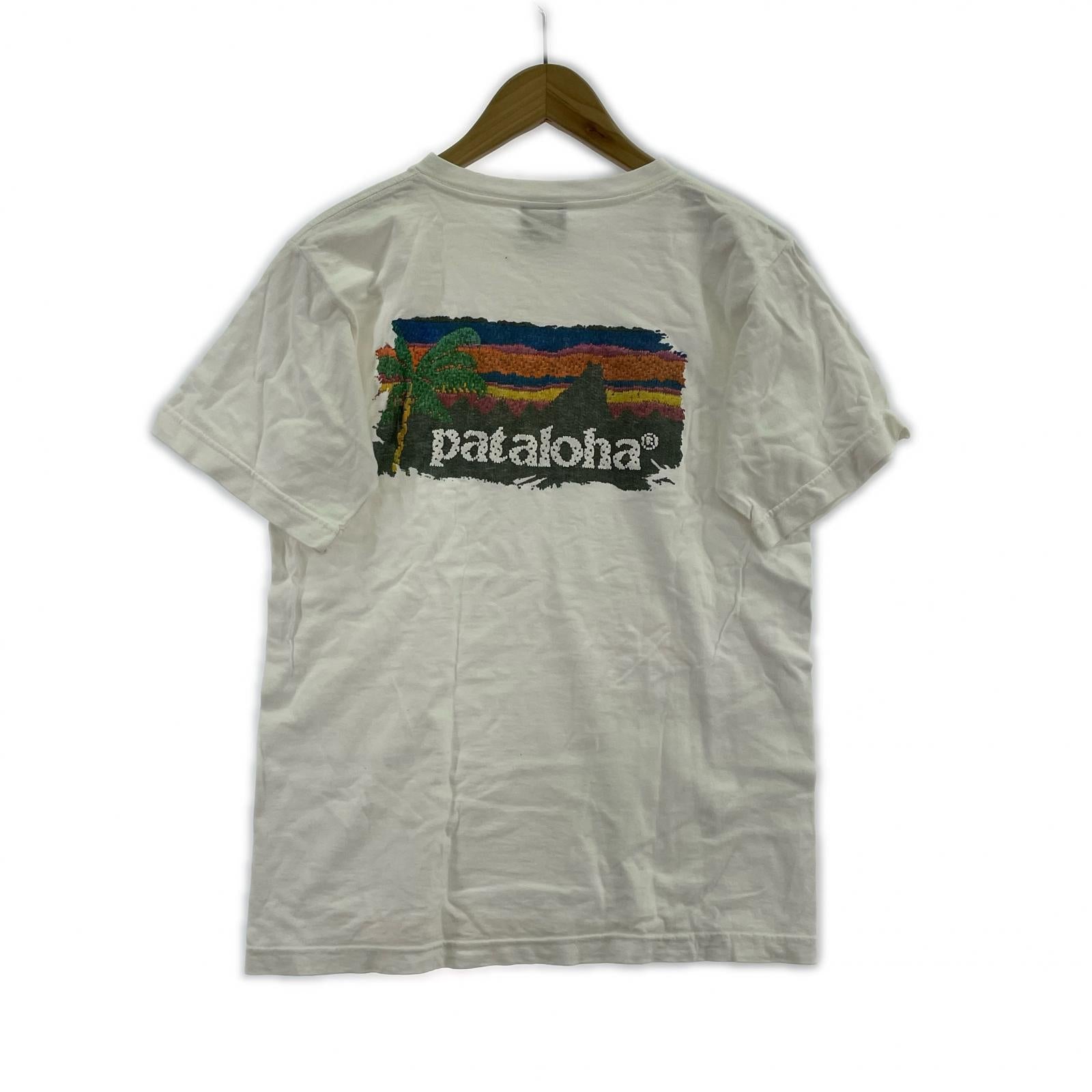 半袖Tシャツ USA製 パタロハTシャツ S ホワイト