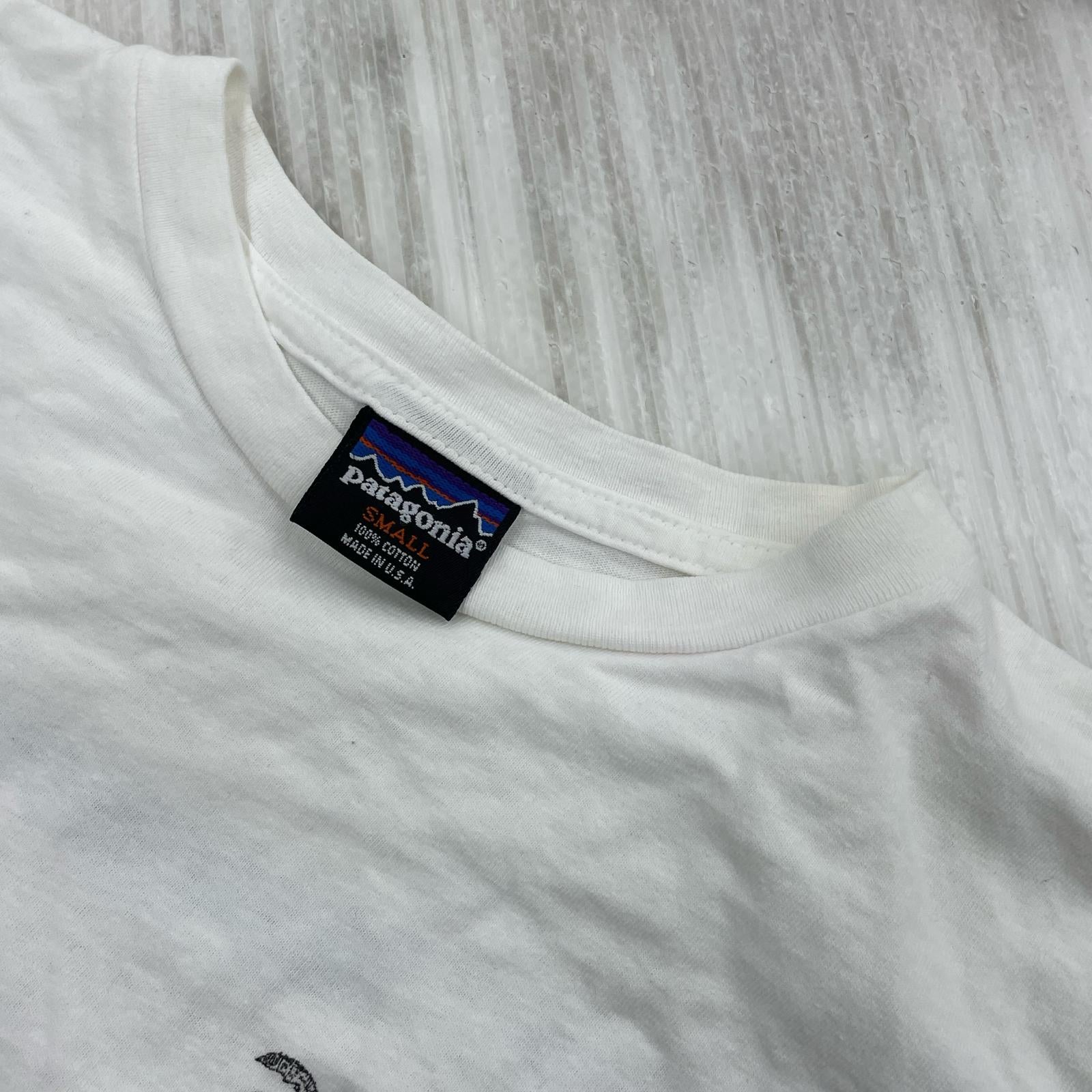 半袖Tシャツ USA製 パタロハTシャツ S ホワイト