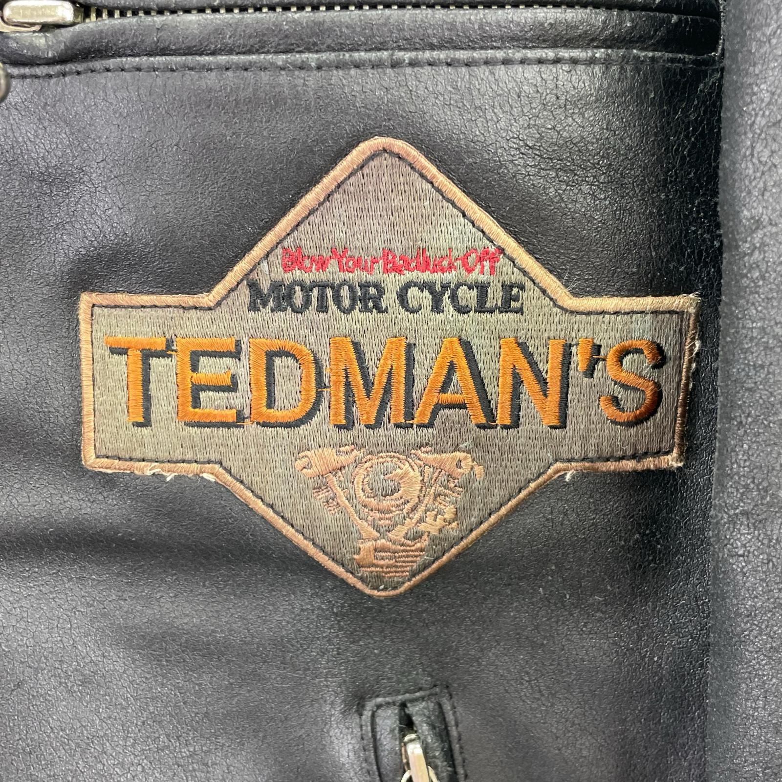 ジャケット TED COMPANY MR.TEDMAN INC. ライダースジャケット 40 ブラック 40 ブラック