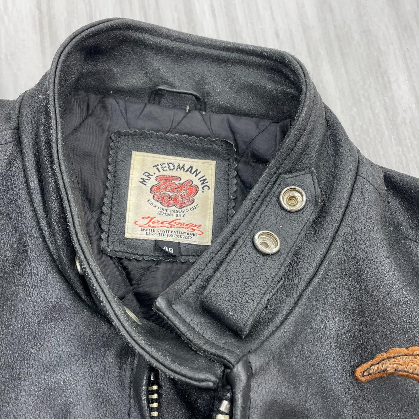 ジャケット TED COMPANY MR.TEDMAN INC. ライダースジャケット 40 ブラック 40 ブラック