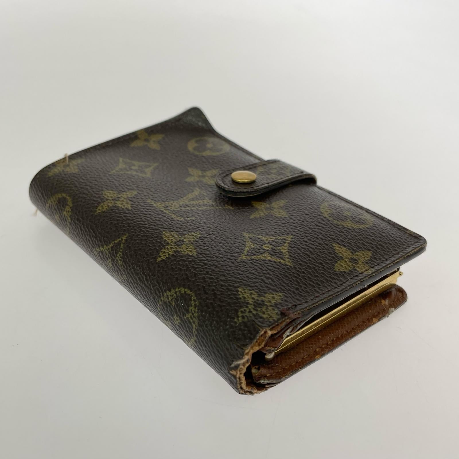 モノグラム 2つ折り財布