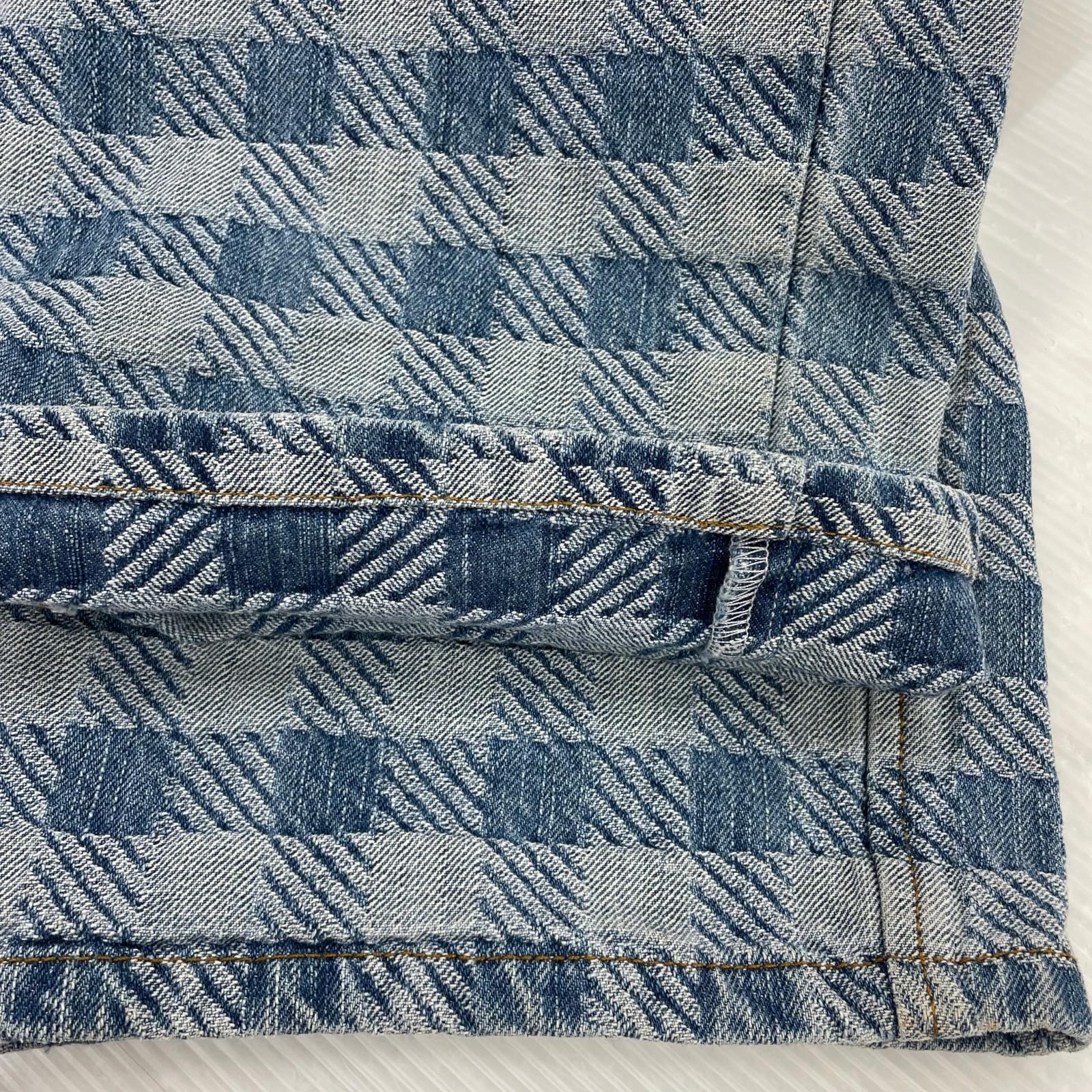 デニムパンツ 23SS CHECKED ALEX FIT ブルー