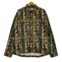 長袖シャツ WORLD HALL FLANNEL SHIRT M マルチカラー