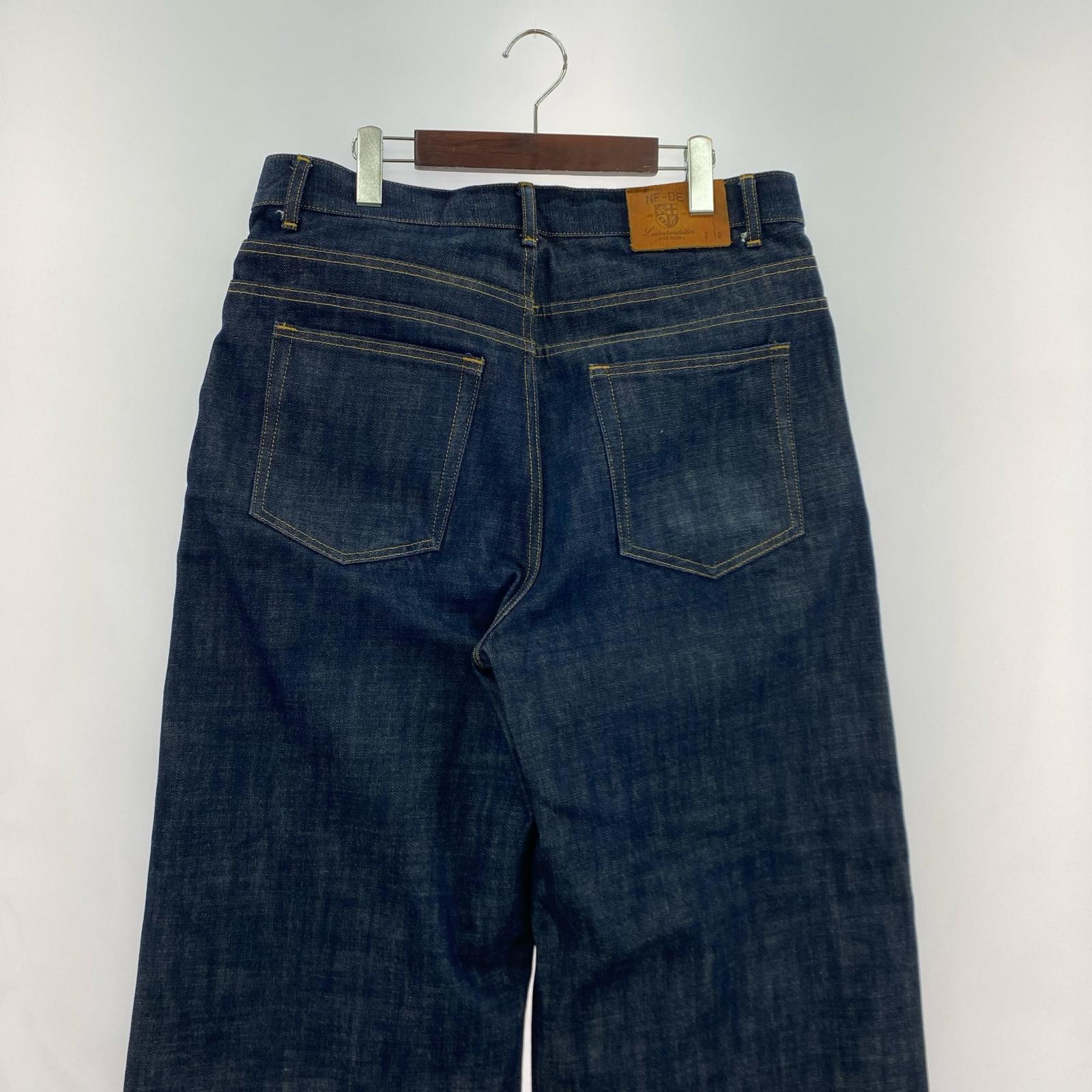 デニムパンツ NO FAITH STUDIO 紺 L ネイビー