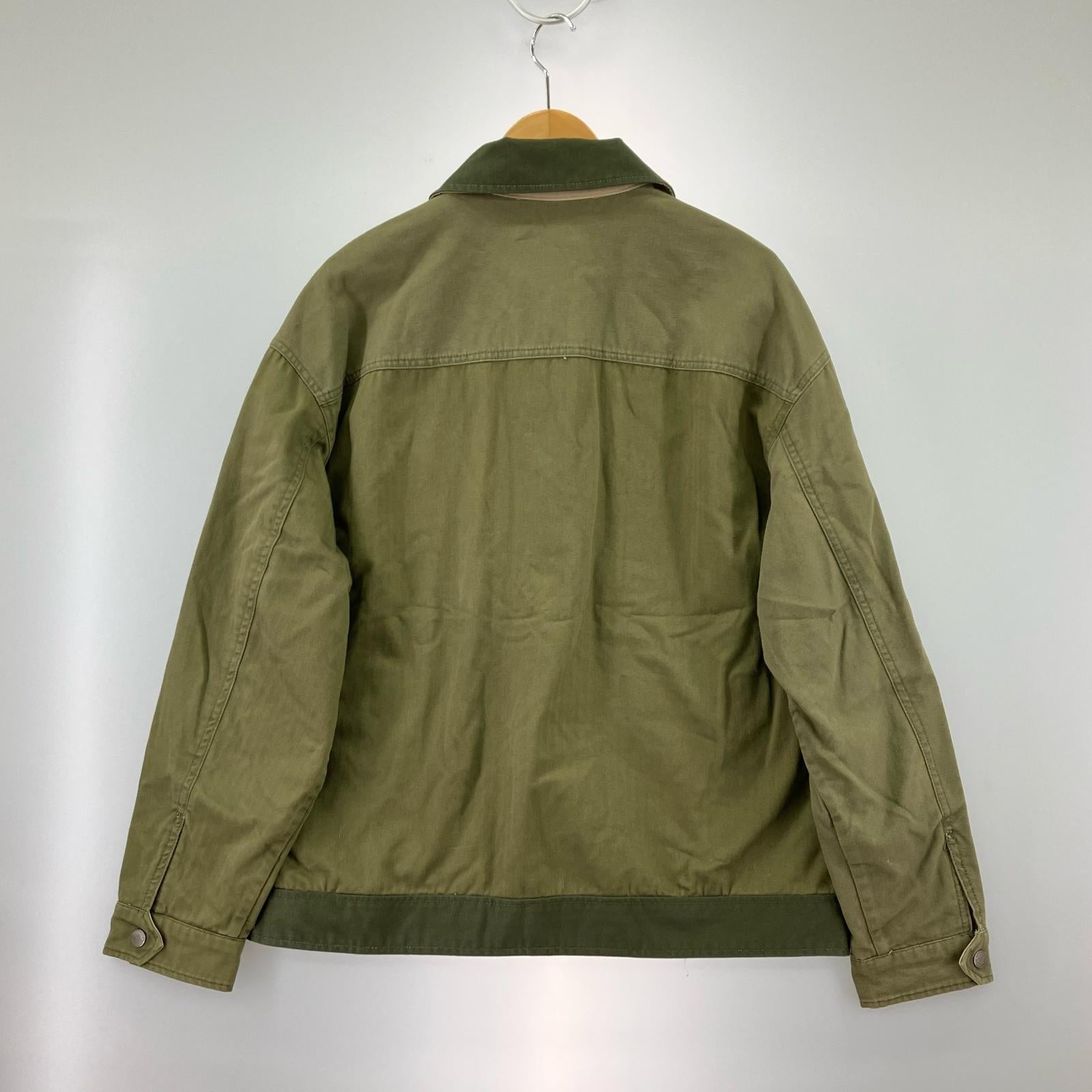 ジャケット Dickies リバーシブルワークジャケット グリーン M