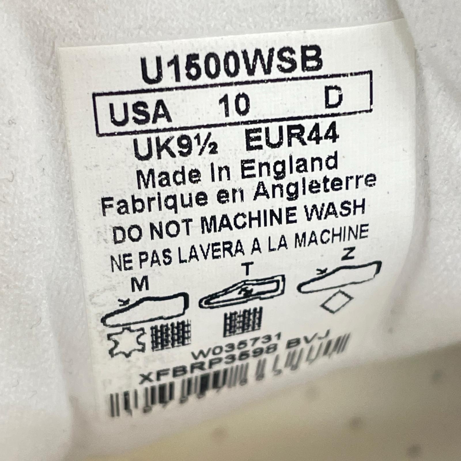 スニーカー U1500WSB Made in UK ホワイト