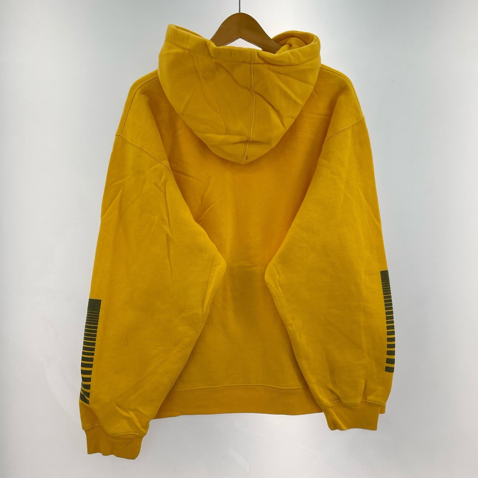 パーカー 90s 紺タグ USA製 L イエロー