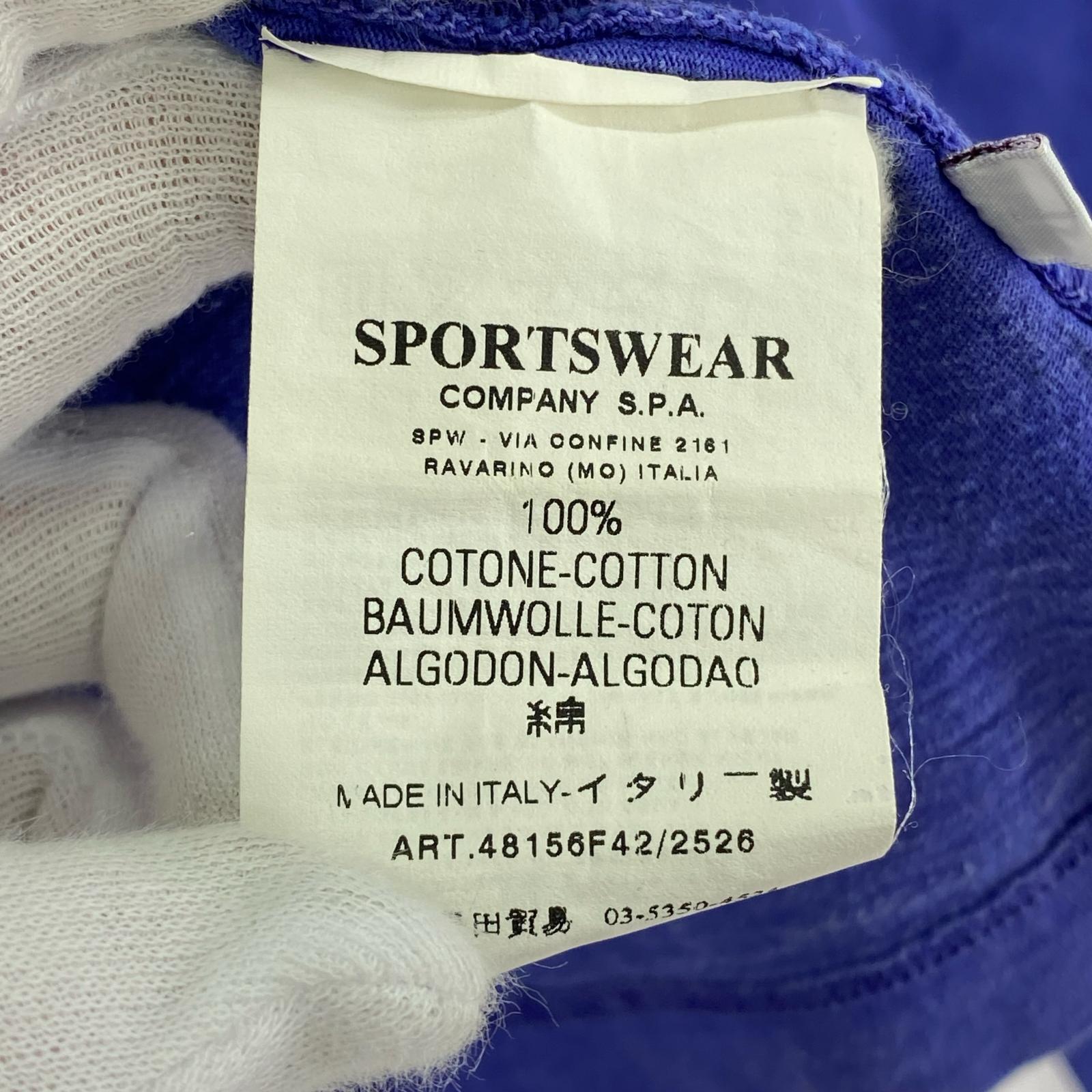 長袖Tシャツ 48156F42 M ネイビー