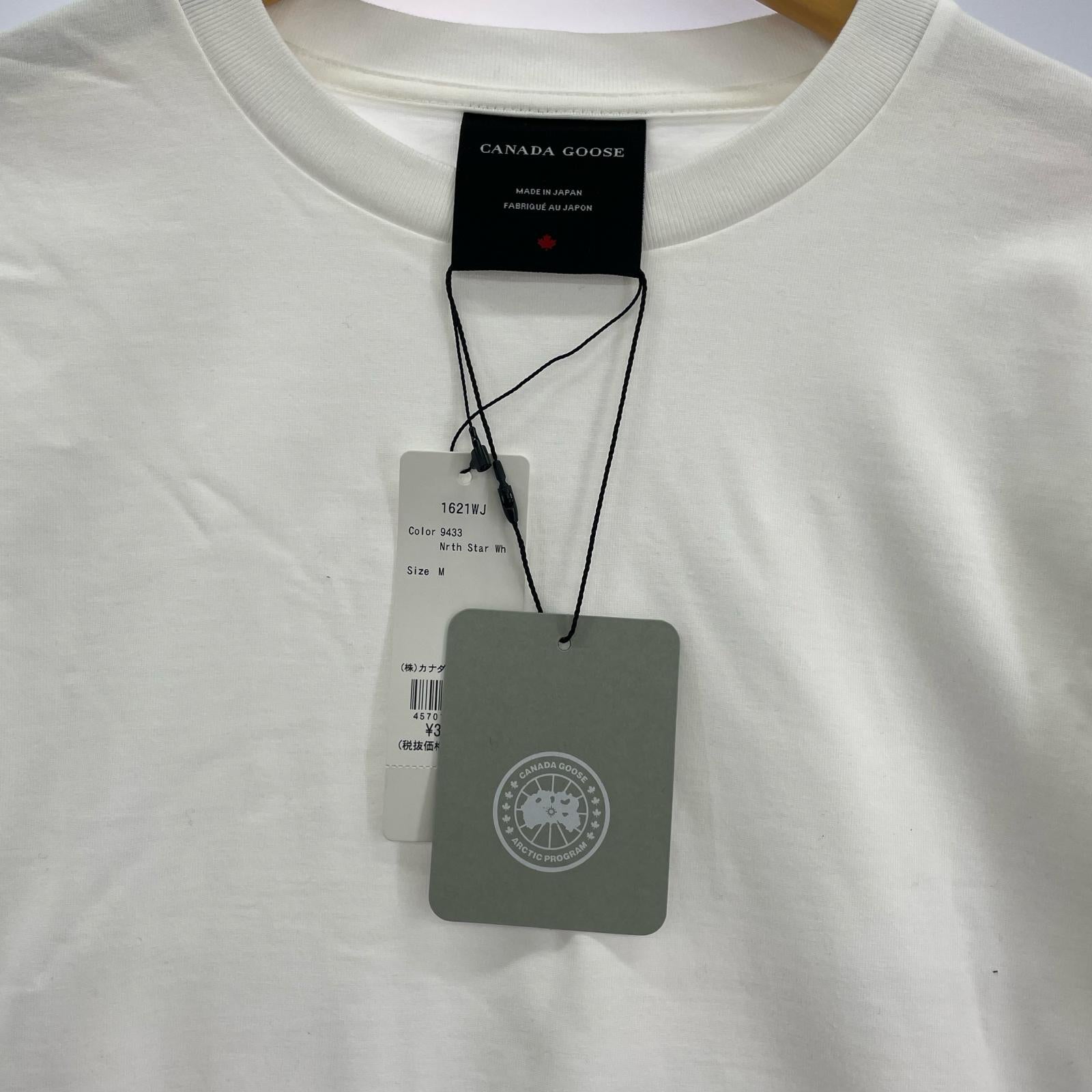 長袖Tシャツ CANADA GOOSE Willow Long Sleeve T-Shirt 1621WJ 白 (M) M ホワイト